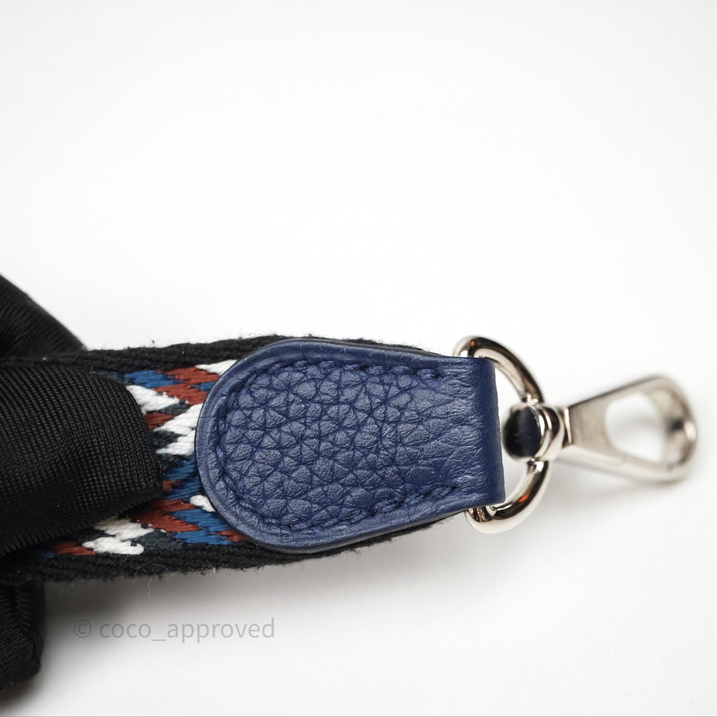 Hermès Mini Evelyne 16 Bleu Saphir 73 Taurillon Maurice Palladium Hardware