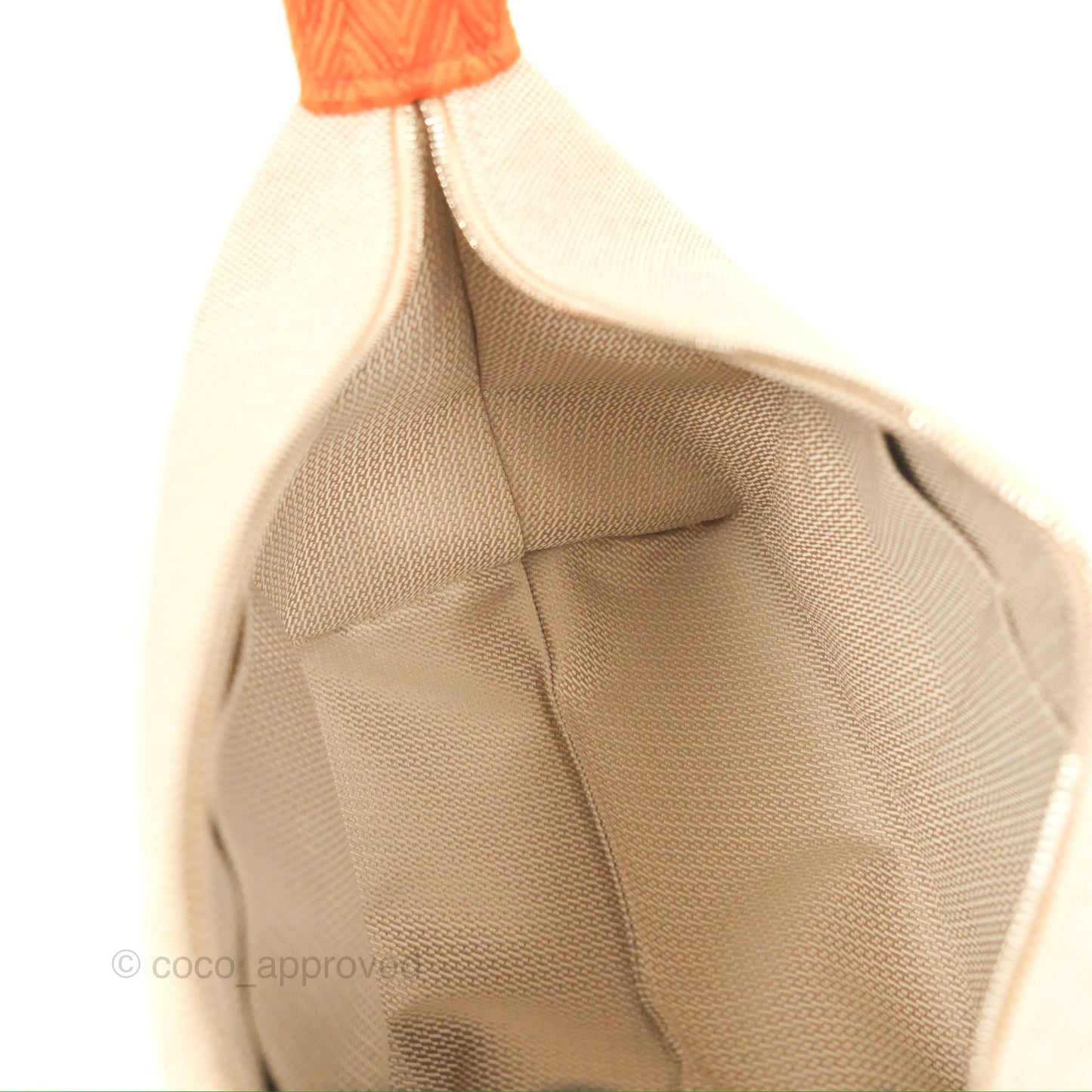 Hermès Small Bride-A-Brac Natural Orange Canvas