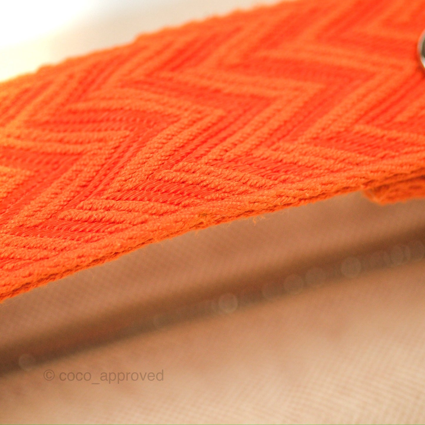 Hermès Small Bride-A-Brac Natural Orange Canvas