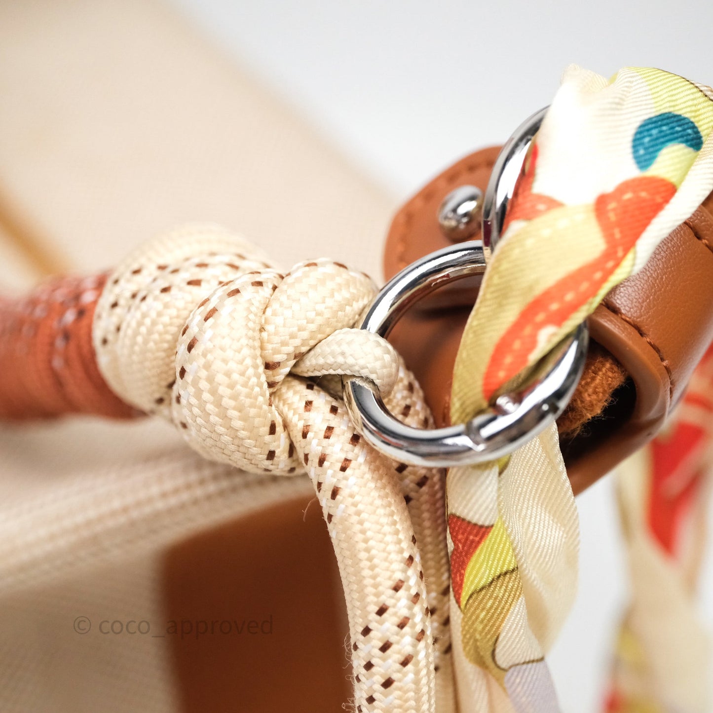 Hermès Large Bride-A-Brac Cabriole Canvas