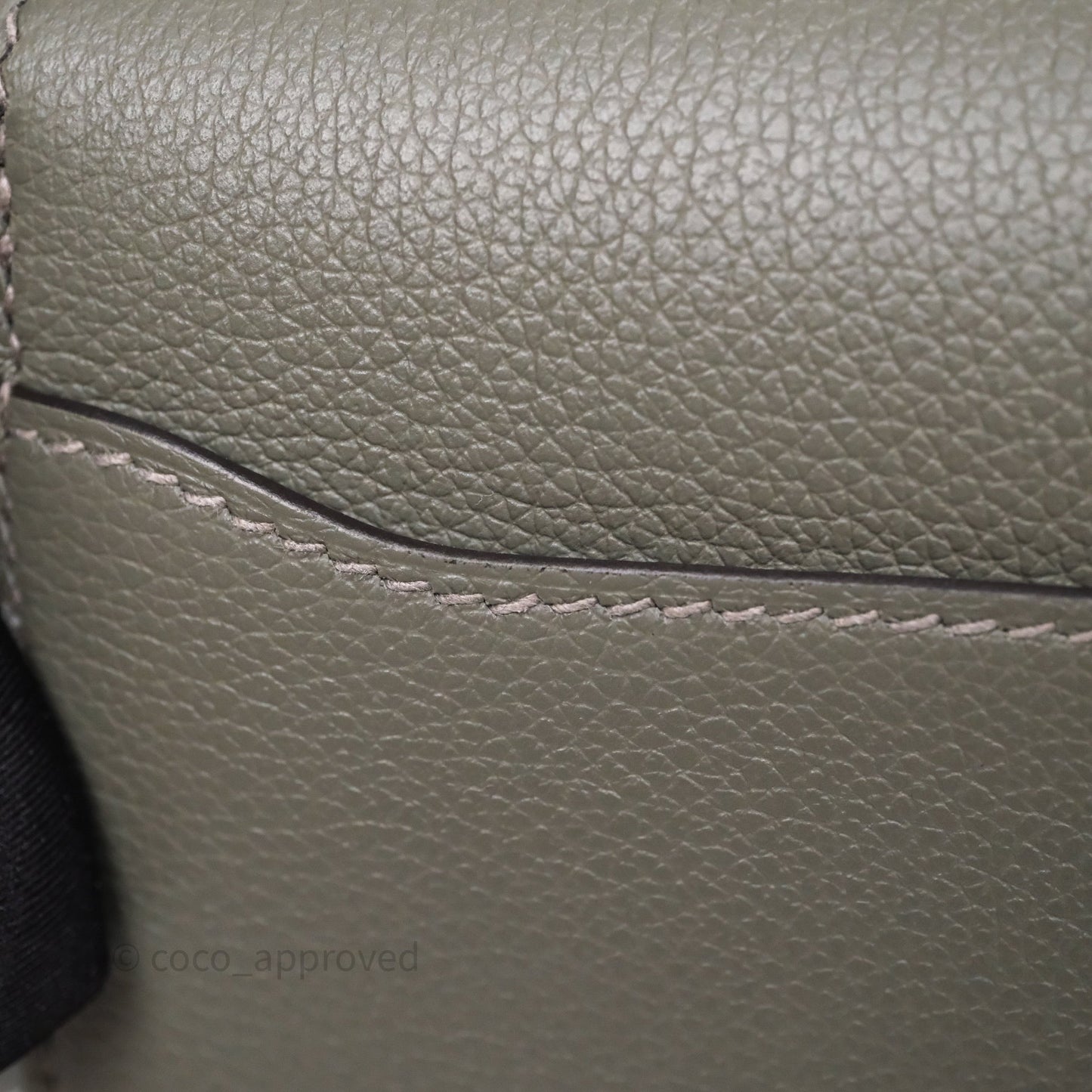 Hermès Roulis Mini 18 Gris Meyer 0L Evercolor Palladium Hardware