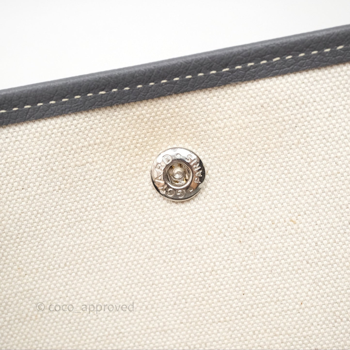 Goyard Plumet Pocket Wallet Grey Goyardine Canvas