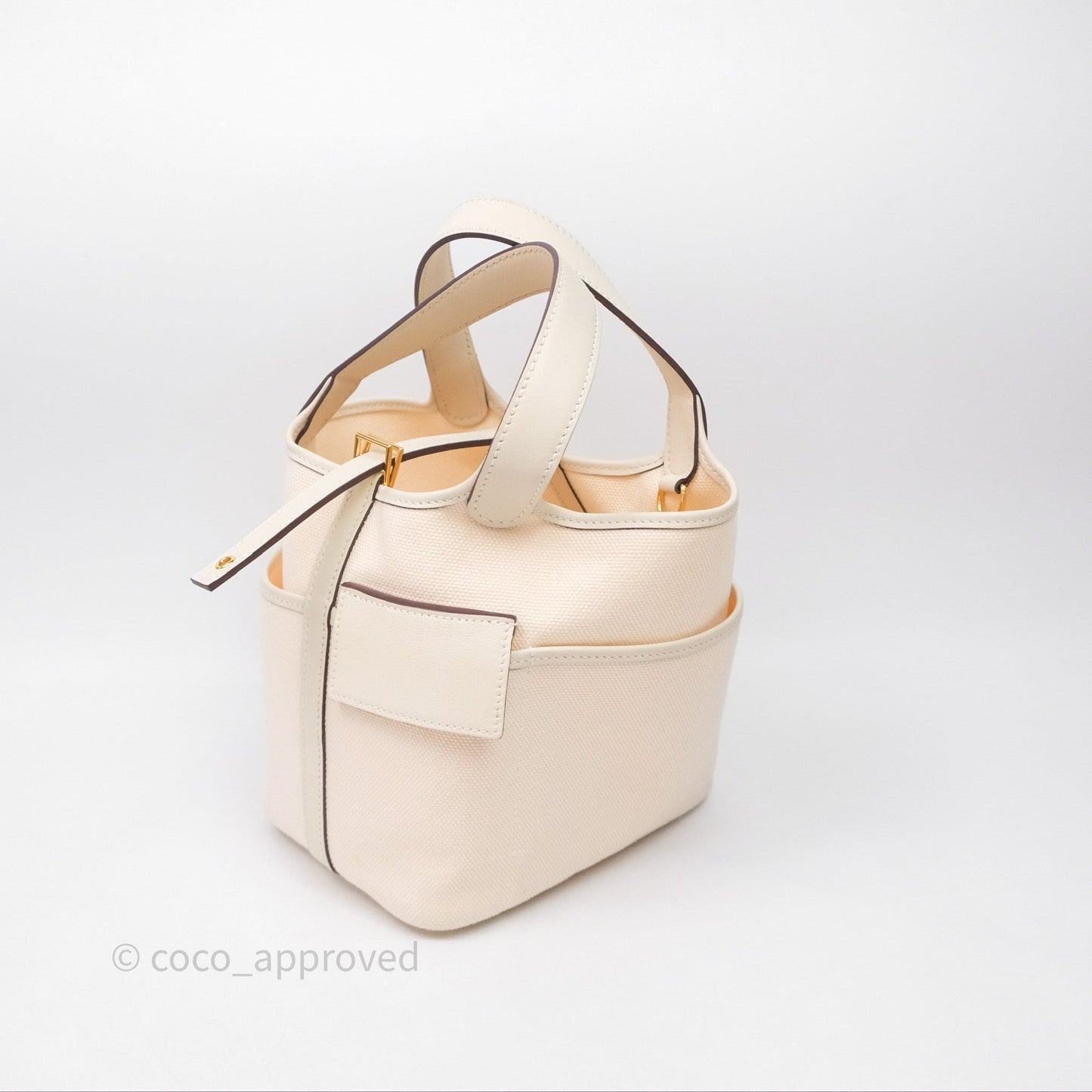 Hermès Picotin Lock 18 Cargo Pockets Nata I2 Gold Hardware