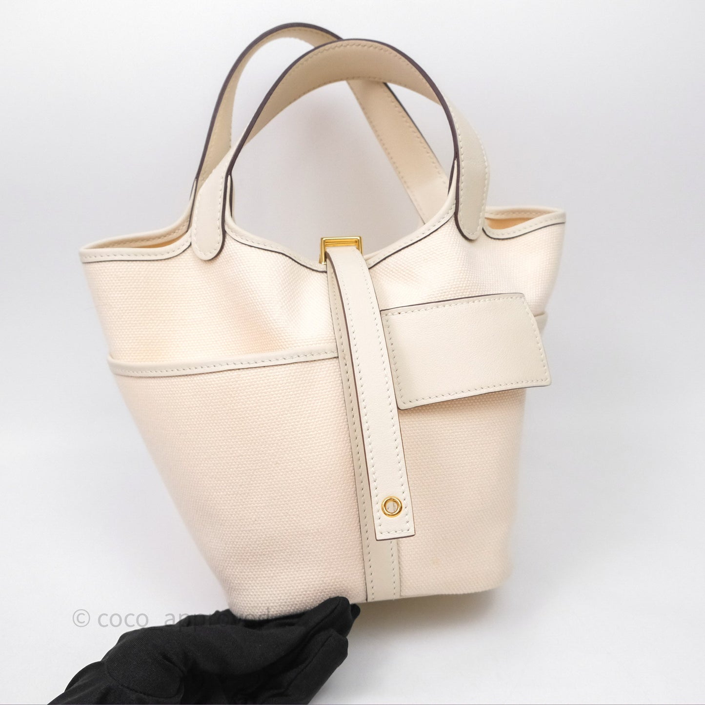 Hermès Picotin Lock 18 Cargo Pockets Nata I2 Gold Hardware