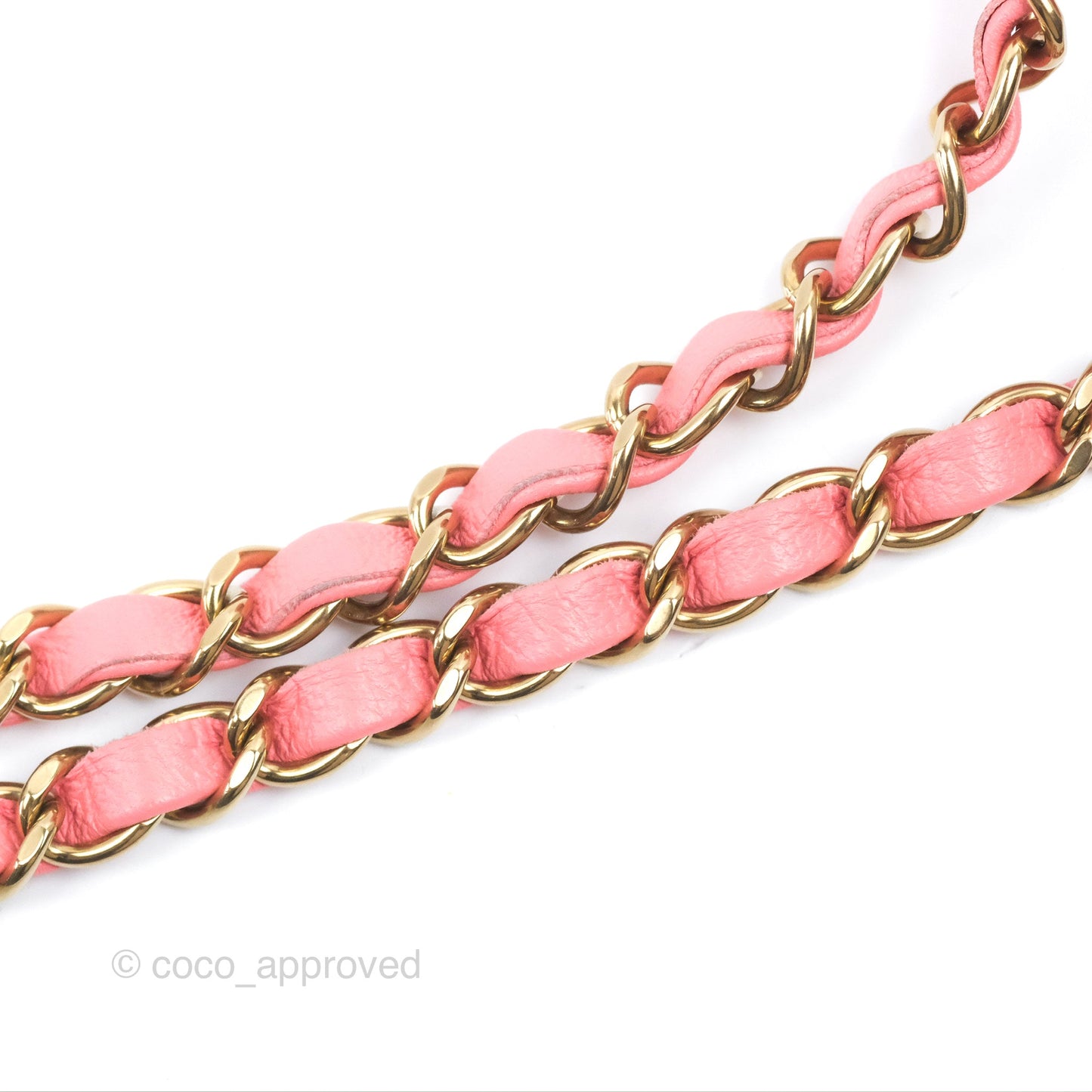 Chanel Mini Square Flap Bag Pink Lambskin Gold Hardware