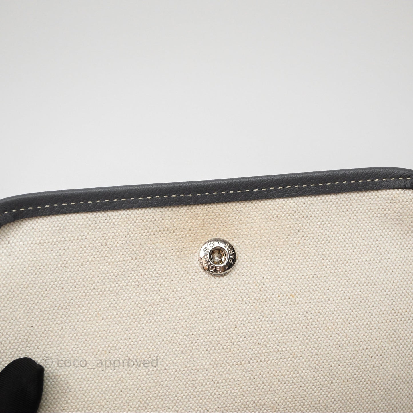 Goyard Plumet Pocket Wallet Grey Goyardine Canvas