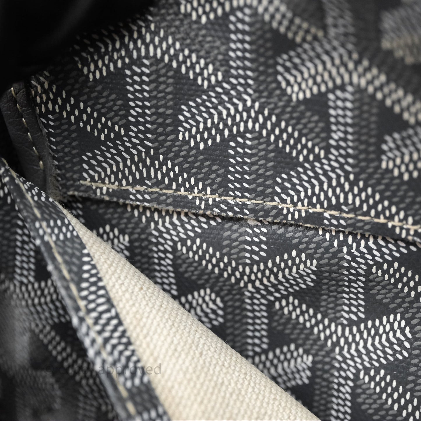 Goyard Plumet Pocket Wallet Grey Goyardine Canvas