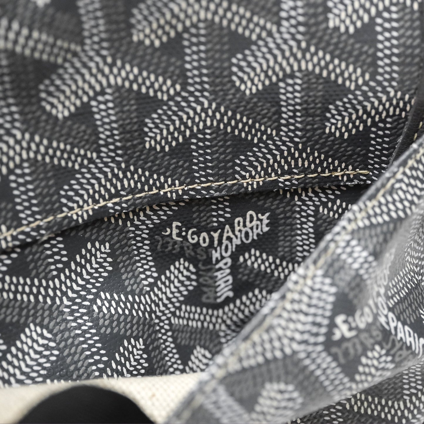 Goyard Plumet Pocket Wallet Grey Goyardine Canvas
