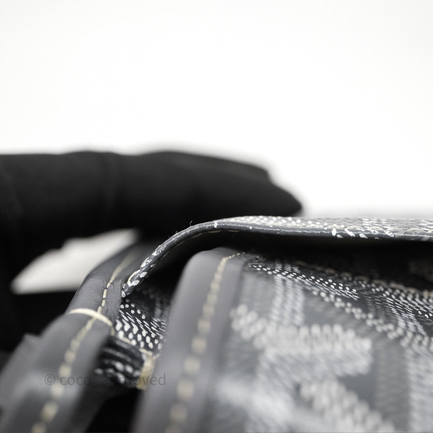 Goyard Plumet Pocket Wallet Grey Goyardine Canvas