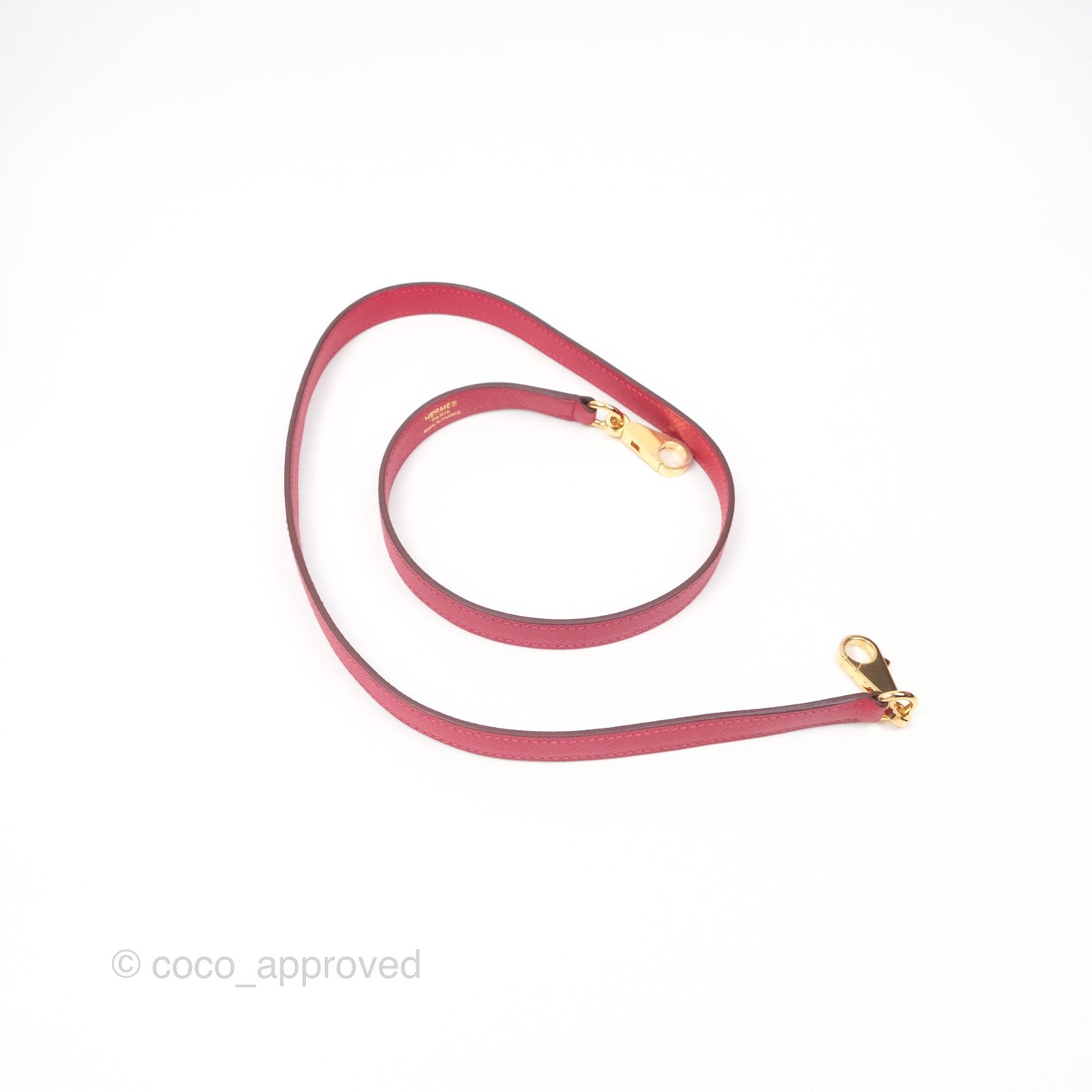 Hermès Kelly 32 Sellier Rouge Casaque Q5 Epsom Gold Hardware