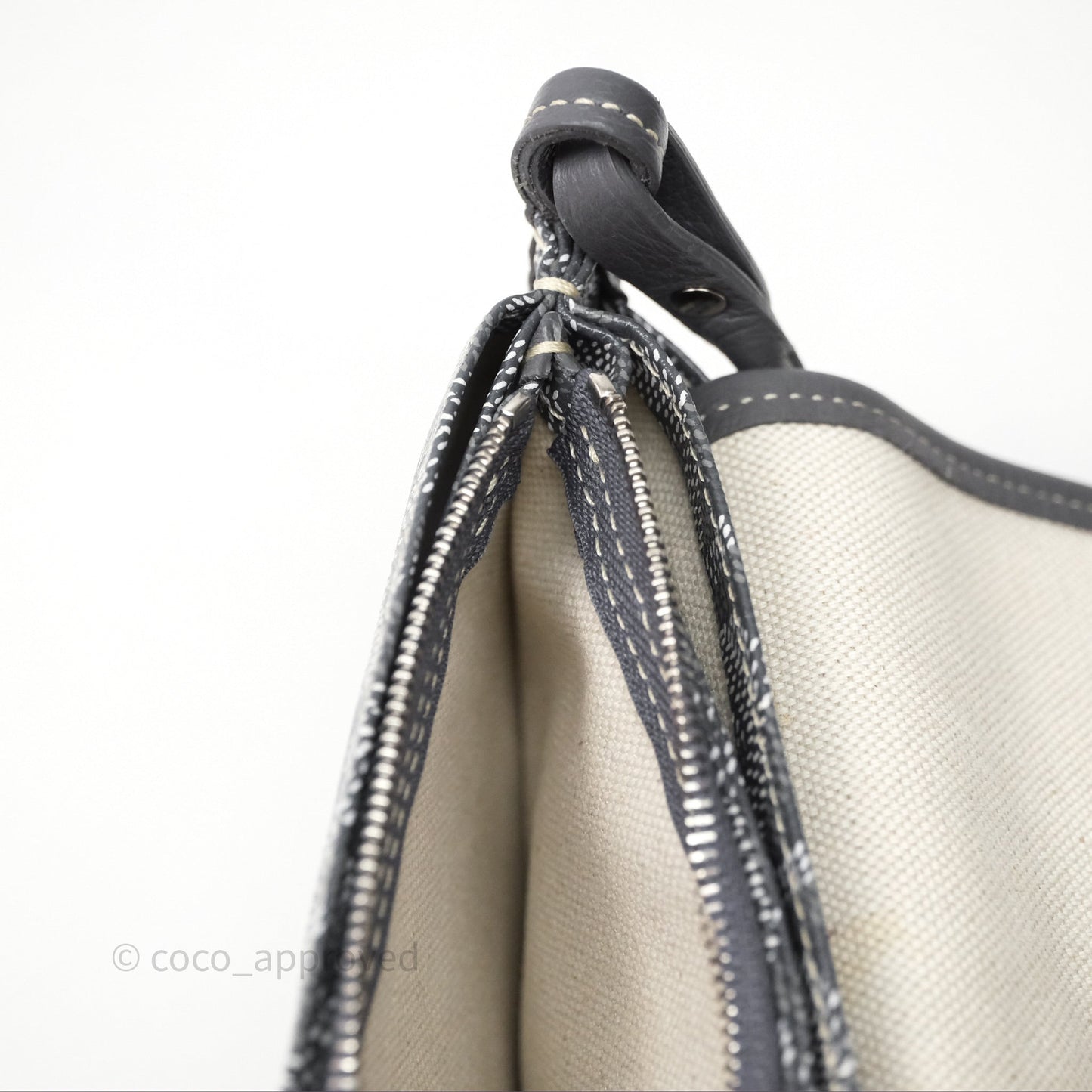 Goyard Plumet Pocket Wallet Grey Goyardine Canvas