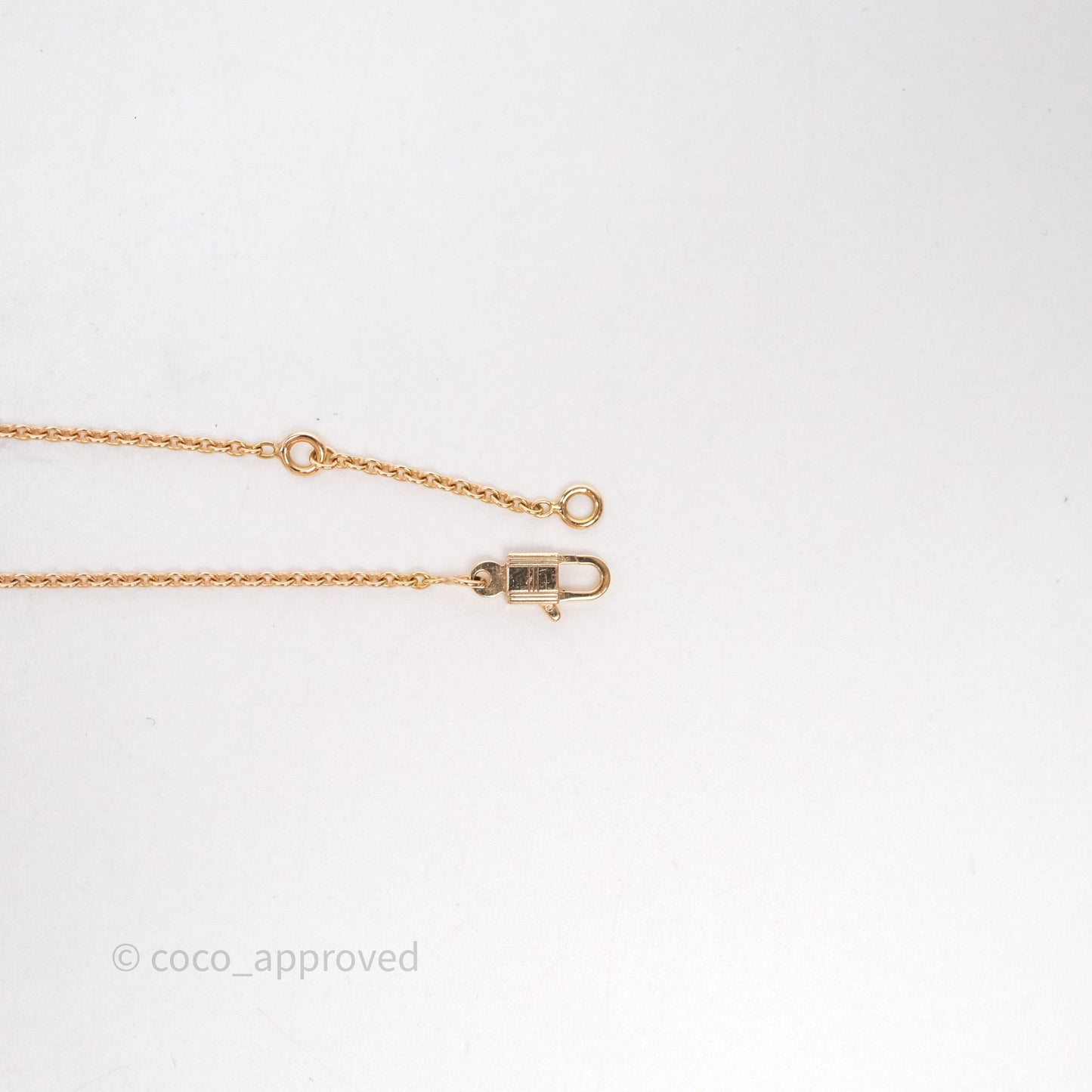 Hermès Constance Amulettes Diamonds Pendant Necklace Rose Gold