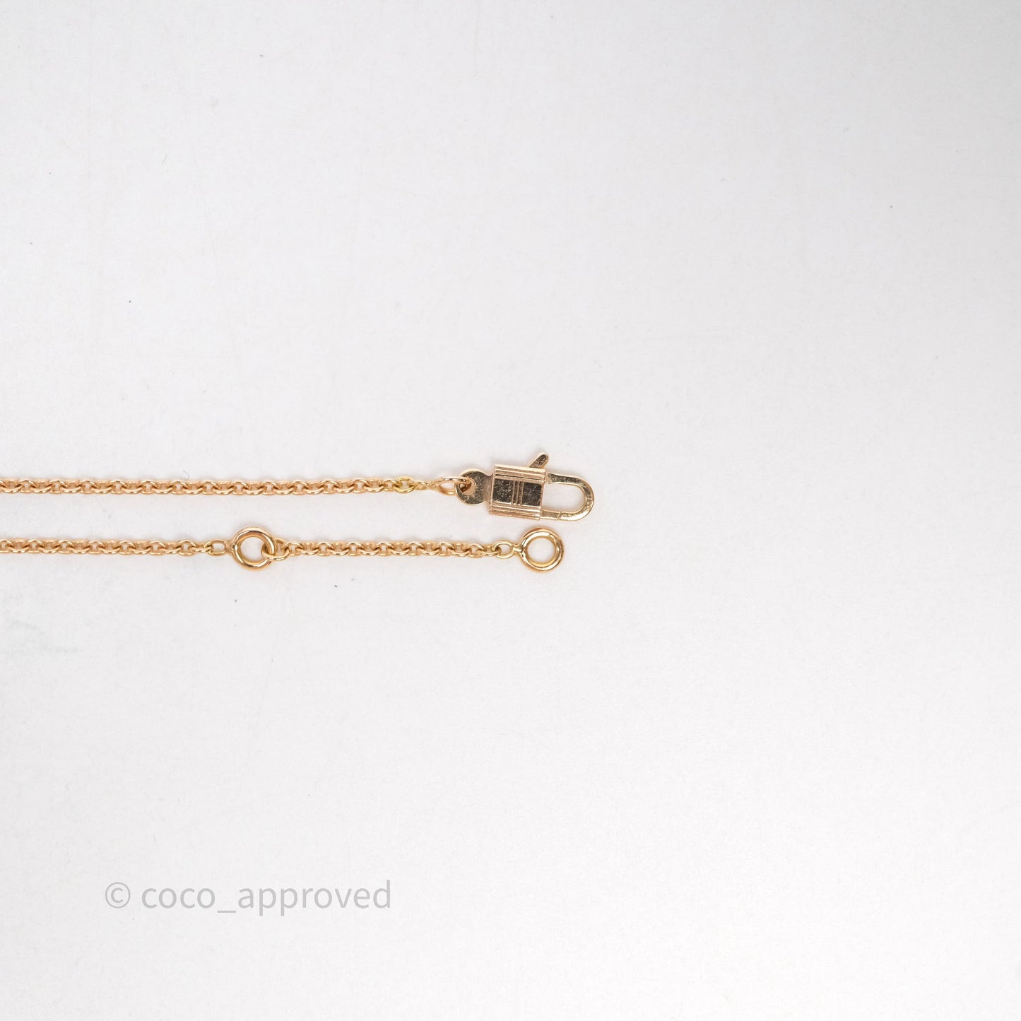 Hermès Constance Amulettes Diamonds Pendant Necklace Rose Gold