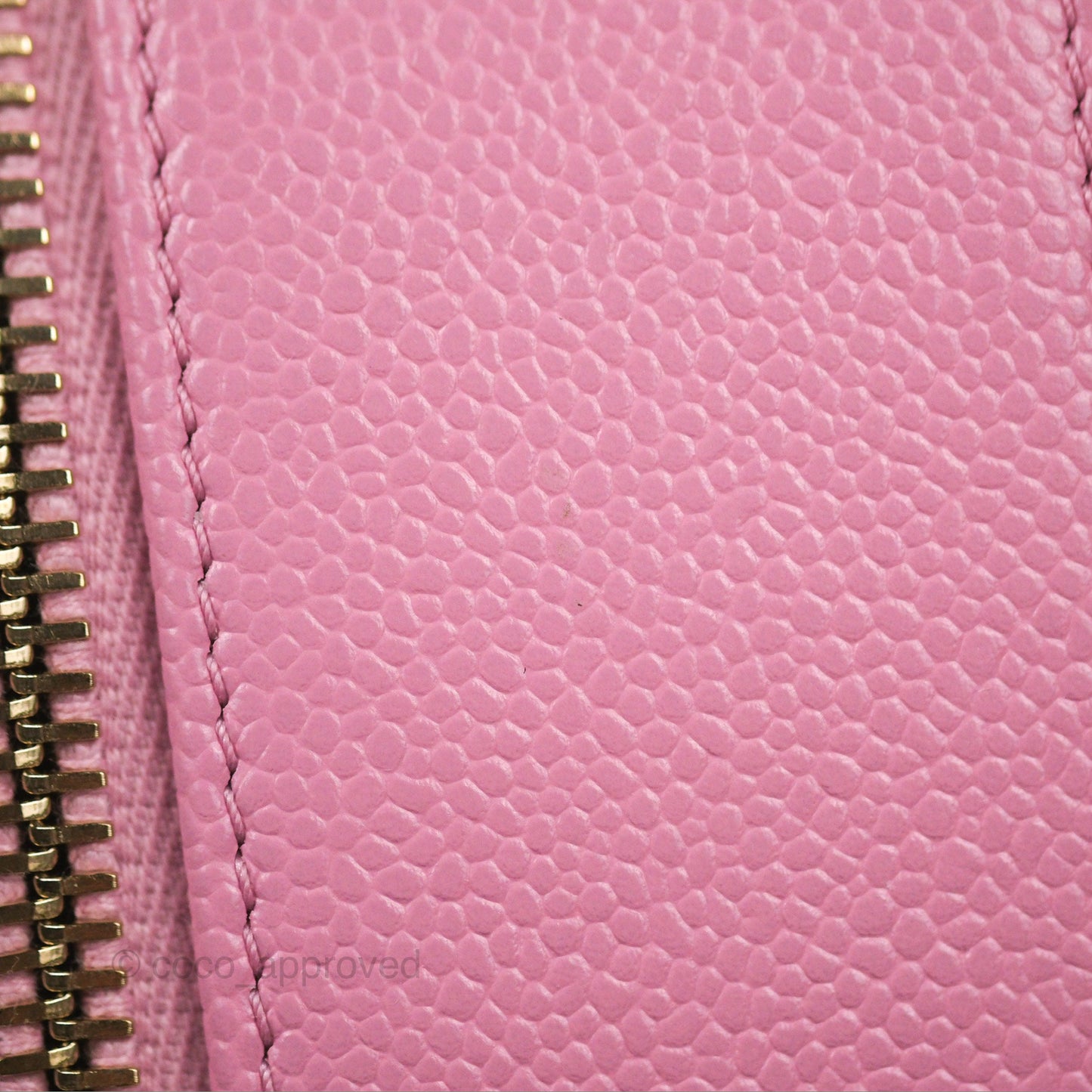 Chanel Caviar Quilted Pick Me Up Small Vanity Case Light Pink