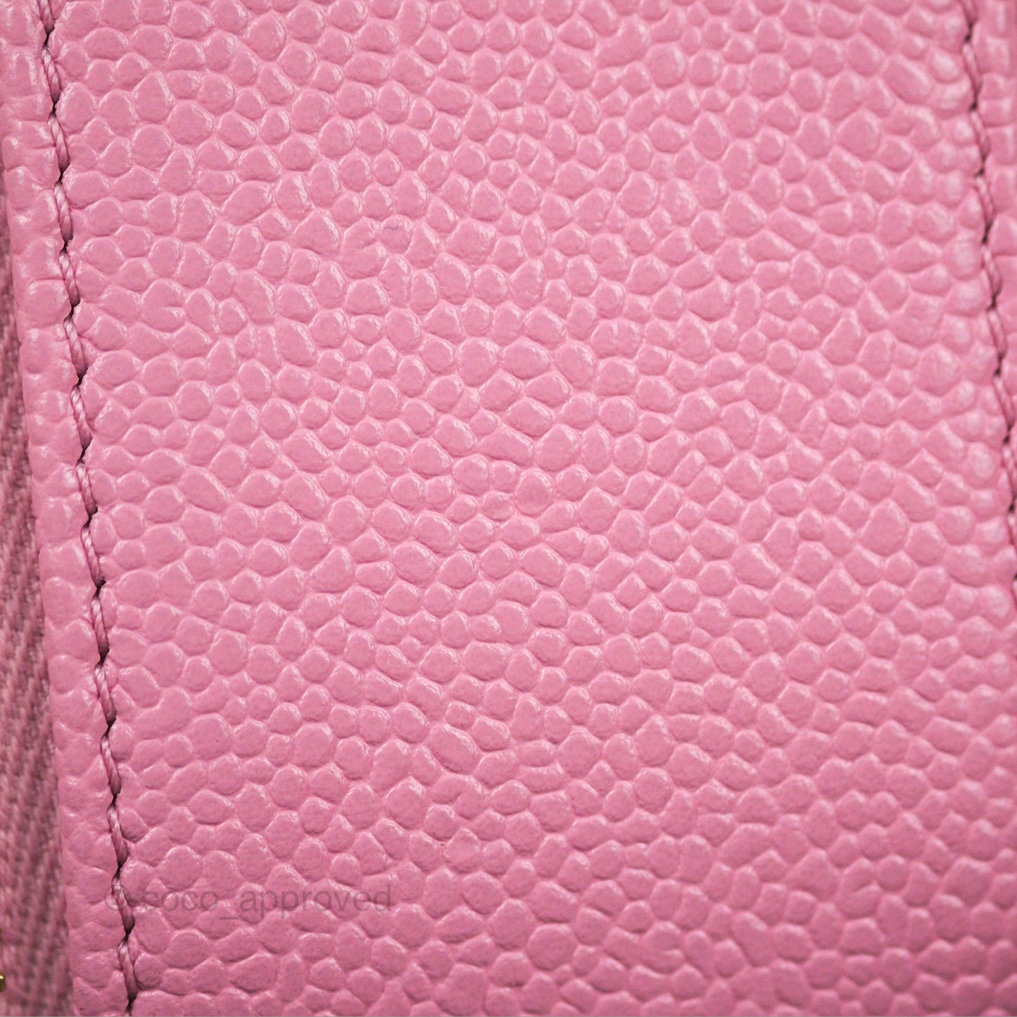 Chanel Caviar Quilted Pick Me Up Small Vanity Case Light Pink