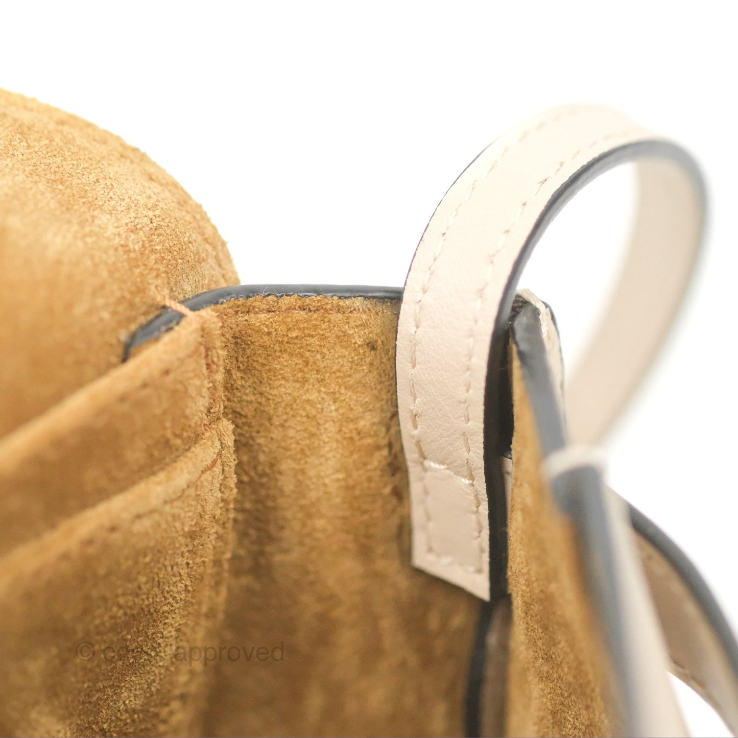 Loewe Mini Dual Gate Bag Sand Pebbled Grain Calfskin