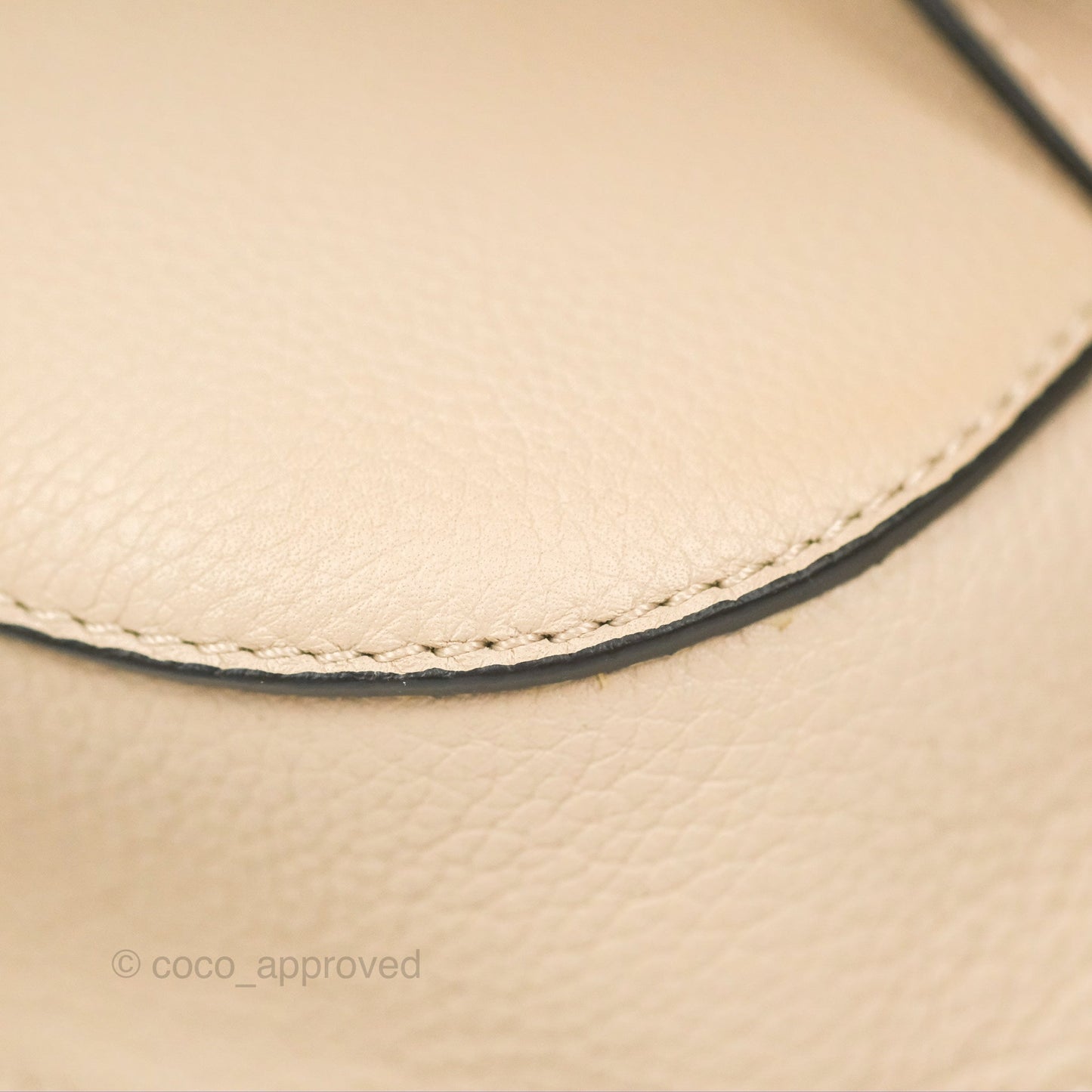 Loewe Mini Dual Gate Bag Sand Pebbled Grain Calfskin