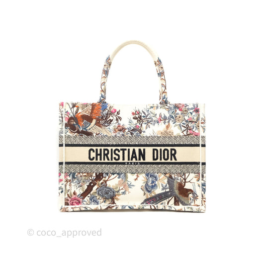 Christian Dior Medium Book Tote Dardin D'Hiver