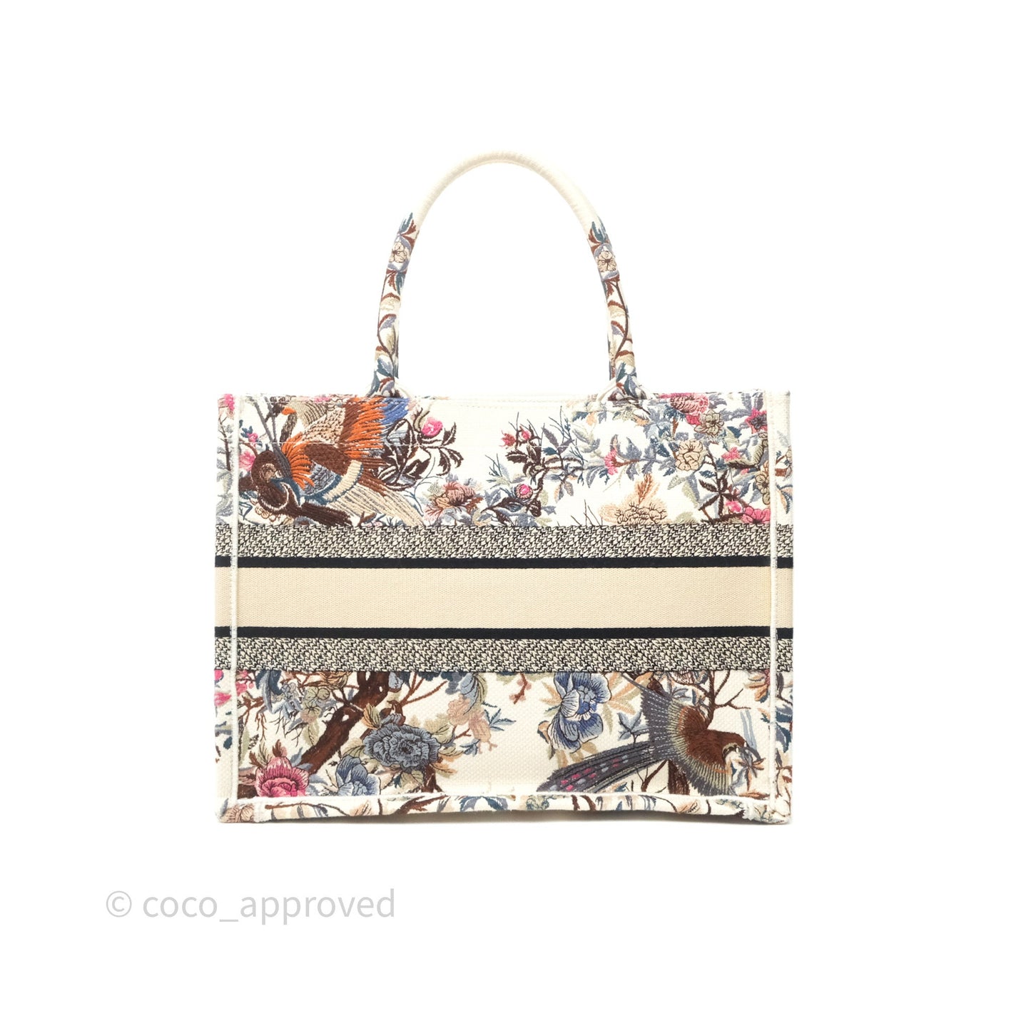 Christian Dior Medium Book Tote Dardin D'Hiver