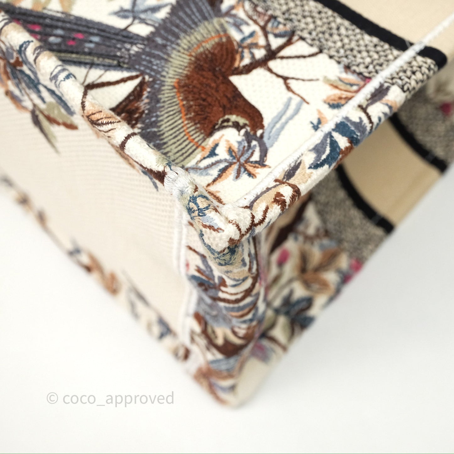 Christian Dior Medium Book Tote Dardin D'Hiver