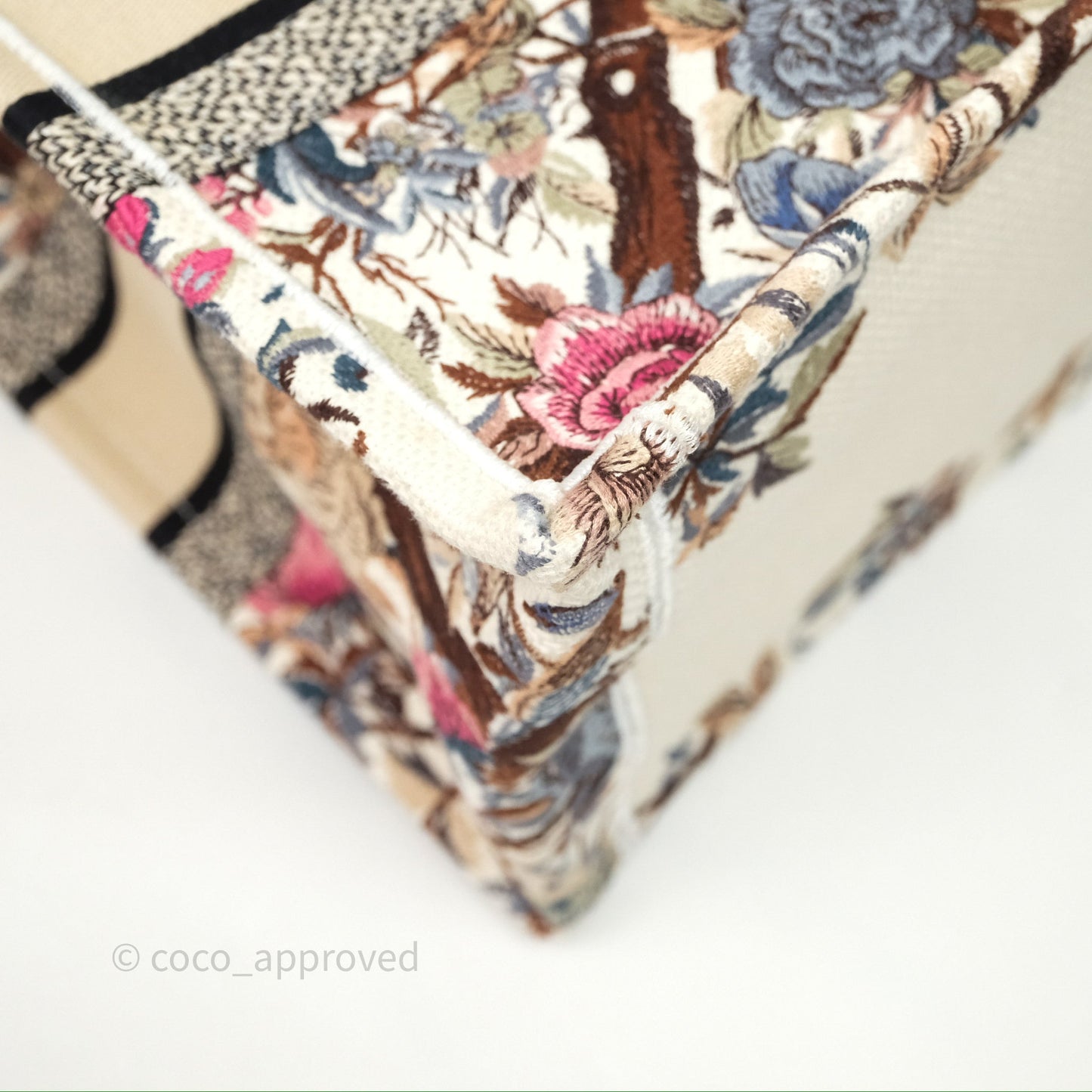 Christian Dior Medium Book Tote Dardin D'Hiver