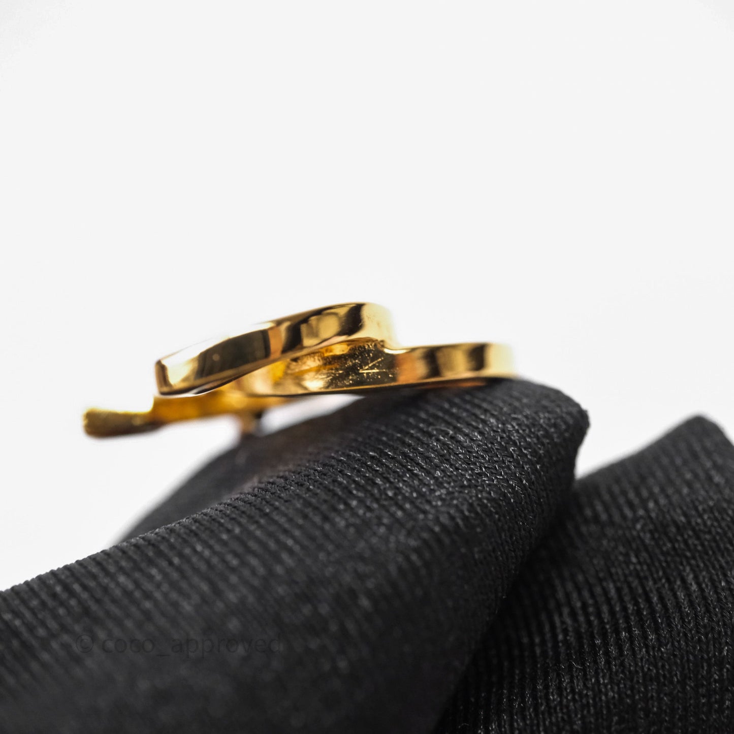 Chanel CC Ear Clips Gold Tone 20K
