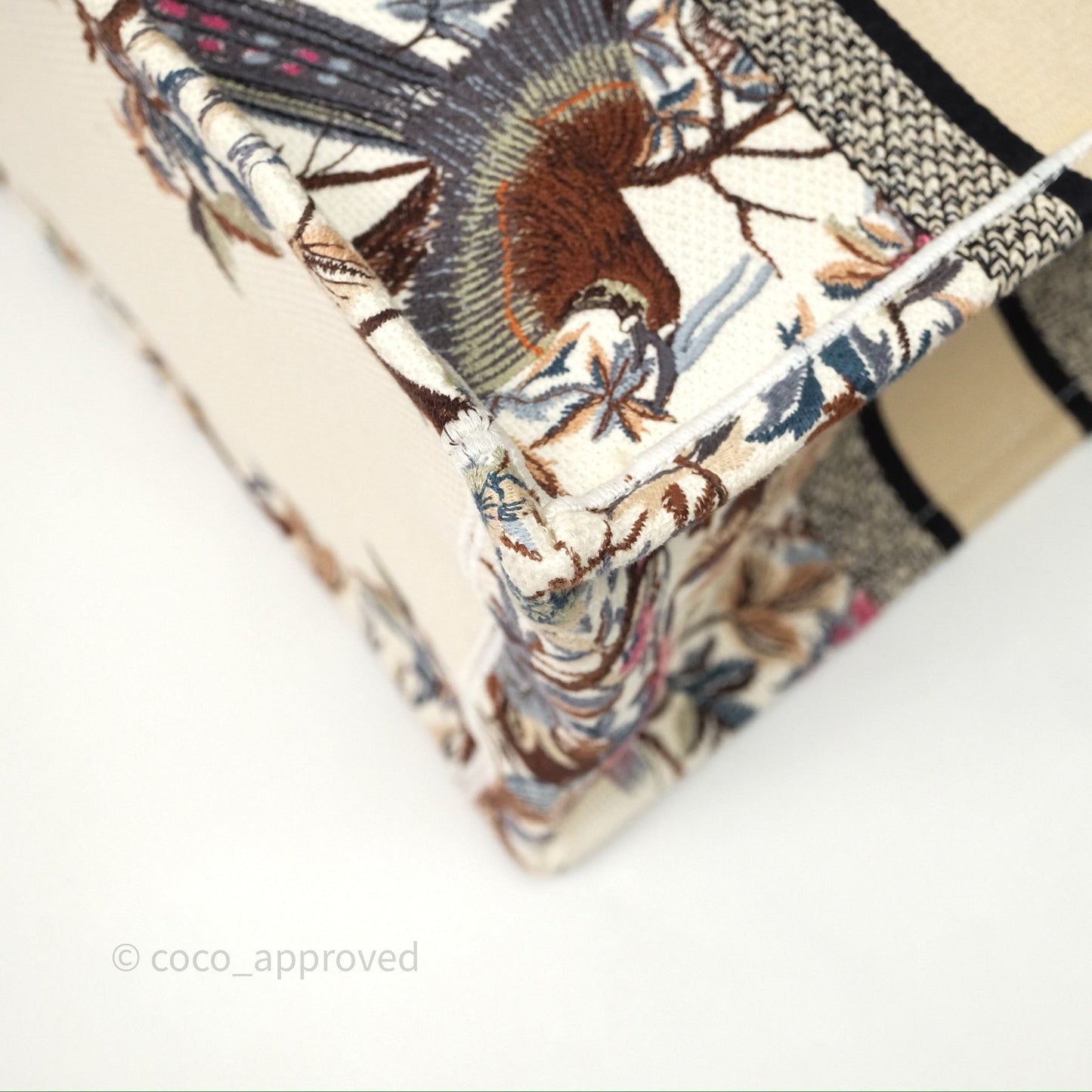Christian Dior Medium Book Tote Dardin D'Hiver
