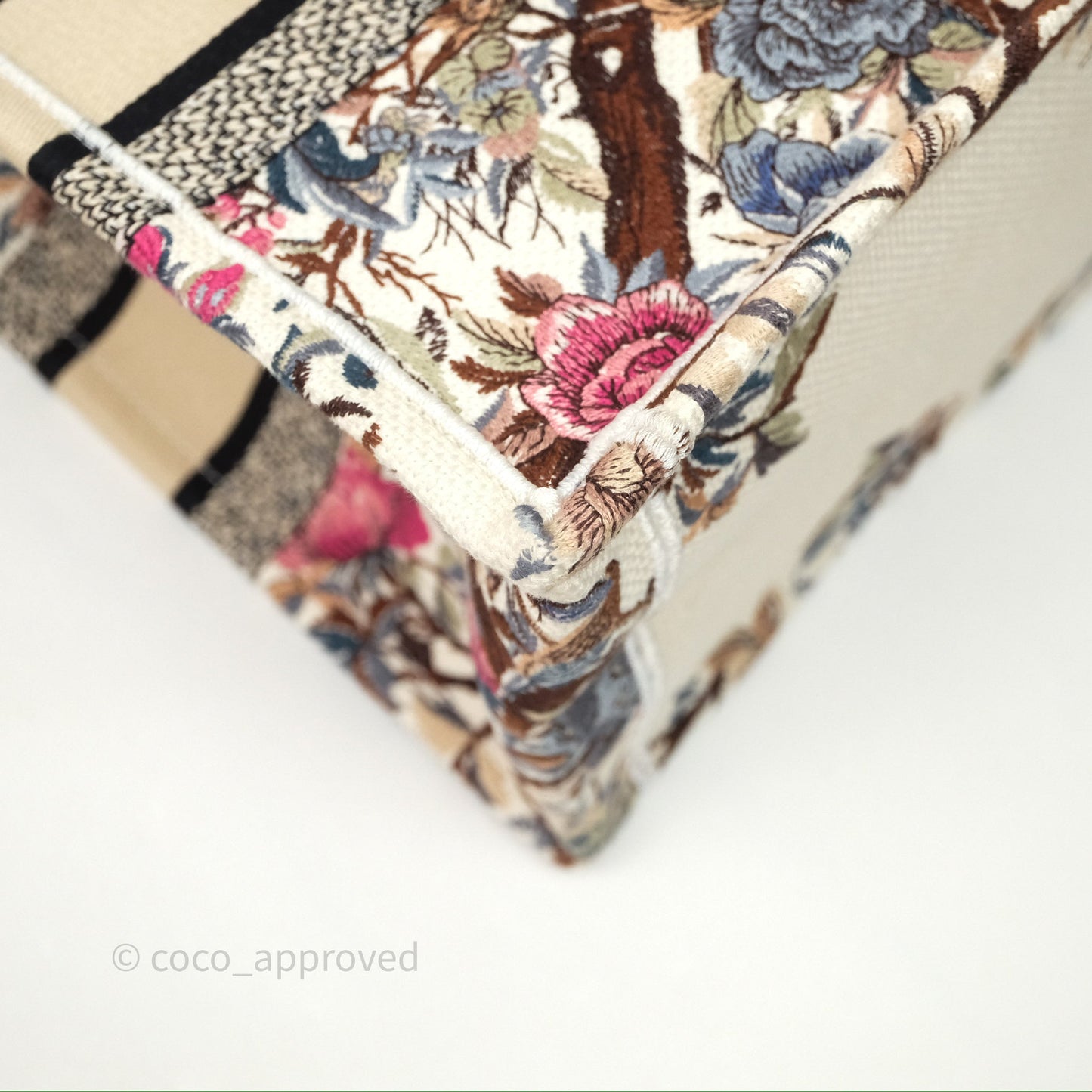 Christian Dior Medium Book Tote Dardin D'Hiver