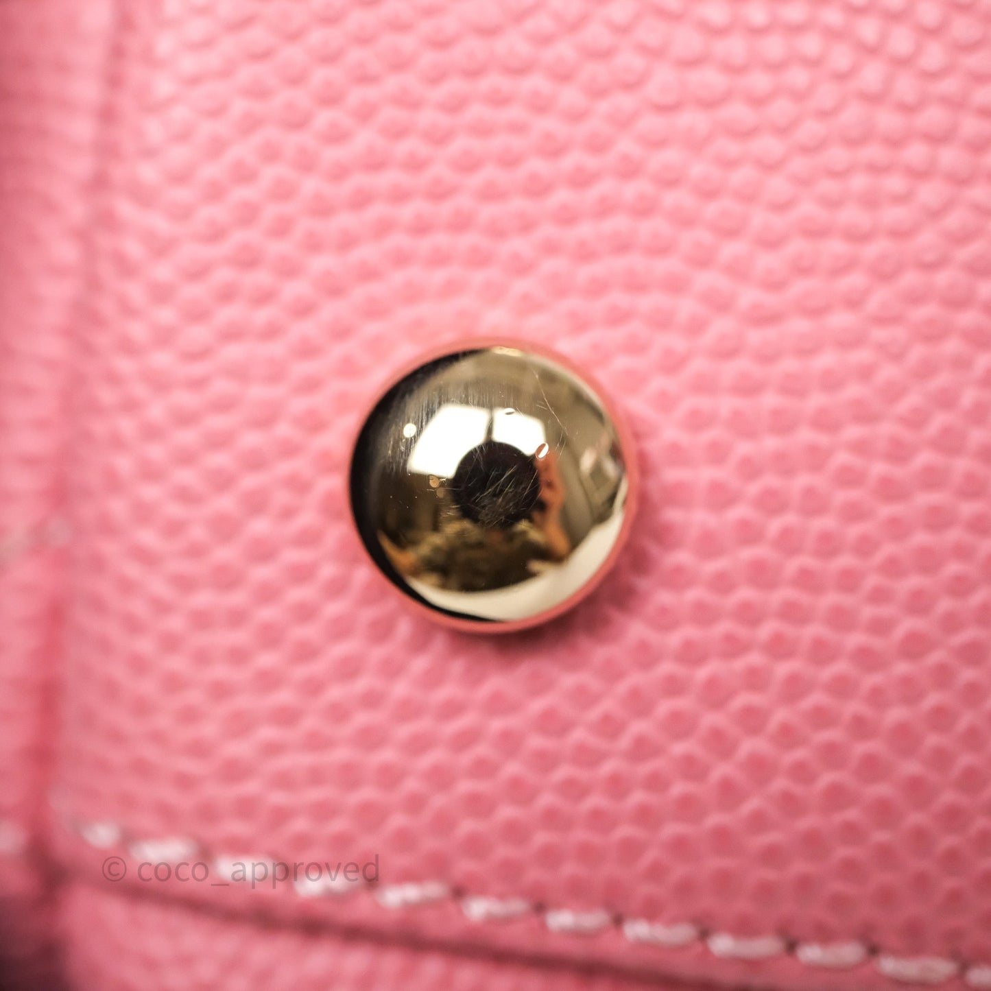 Chanel Small Coco Handle Quilted Pink Caviar Gold Hardware