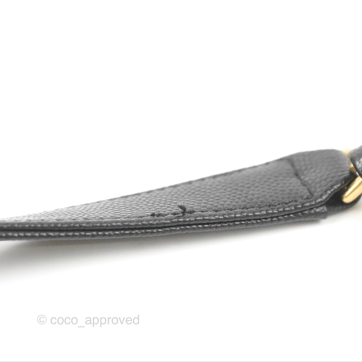 Chanel Quilted Filigree Waist Belt Bag Black Caviar Gold Hardware