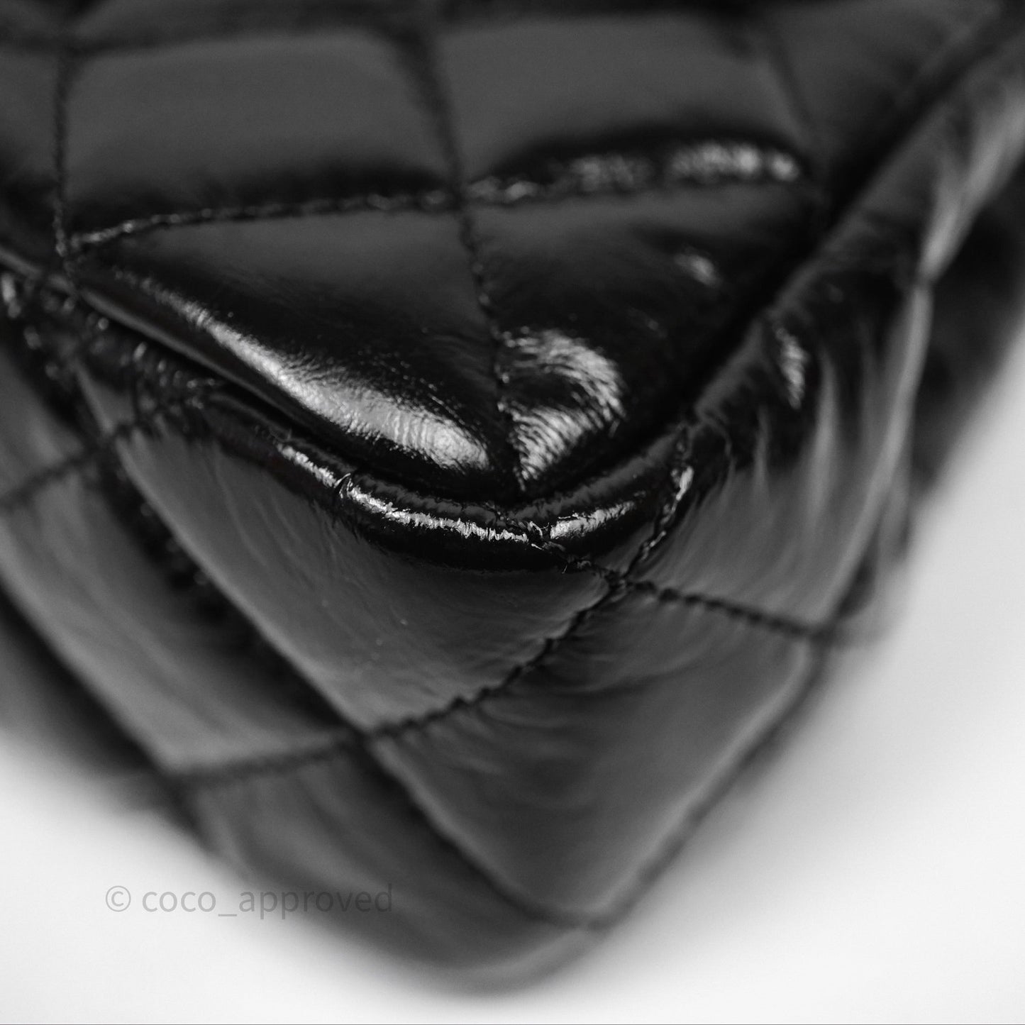 Chanel Small Wavy CC Hobo Black Shiny Crumpled Calfskin Aged Gold Hardware