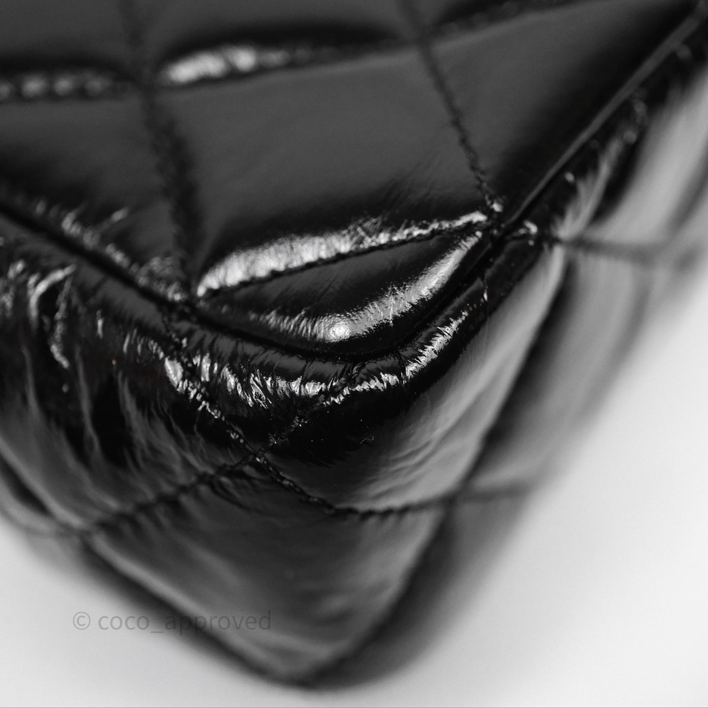 Chanel Small Wavy CC Hobo Black Shiny Crumpled Calfskin Aged Gold Hardware