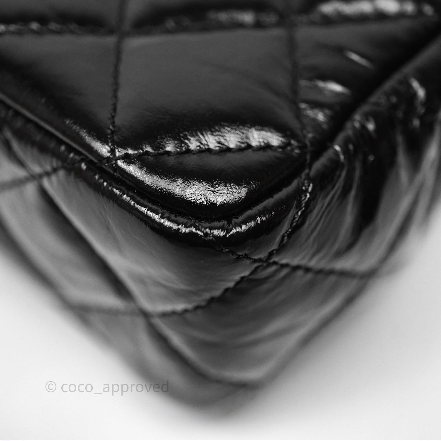 Chanel Small Wavy CC Hobo Black Shiny Crumpled Calfskin Aged Gold Hardware