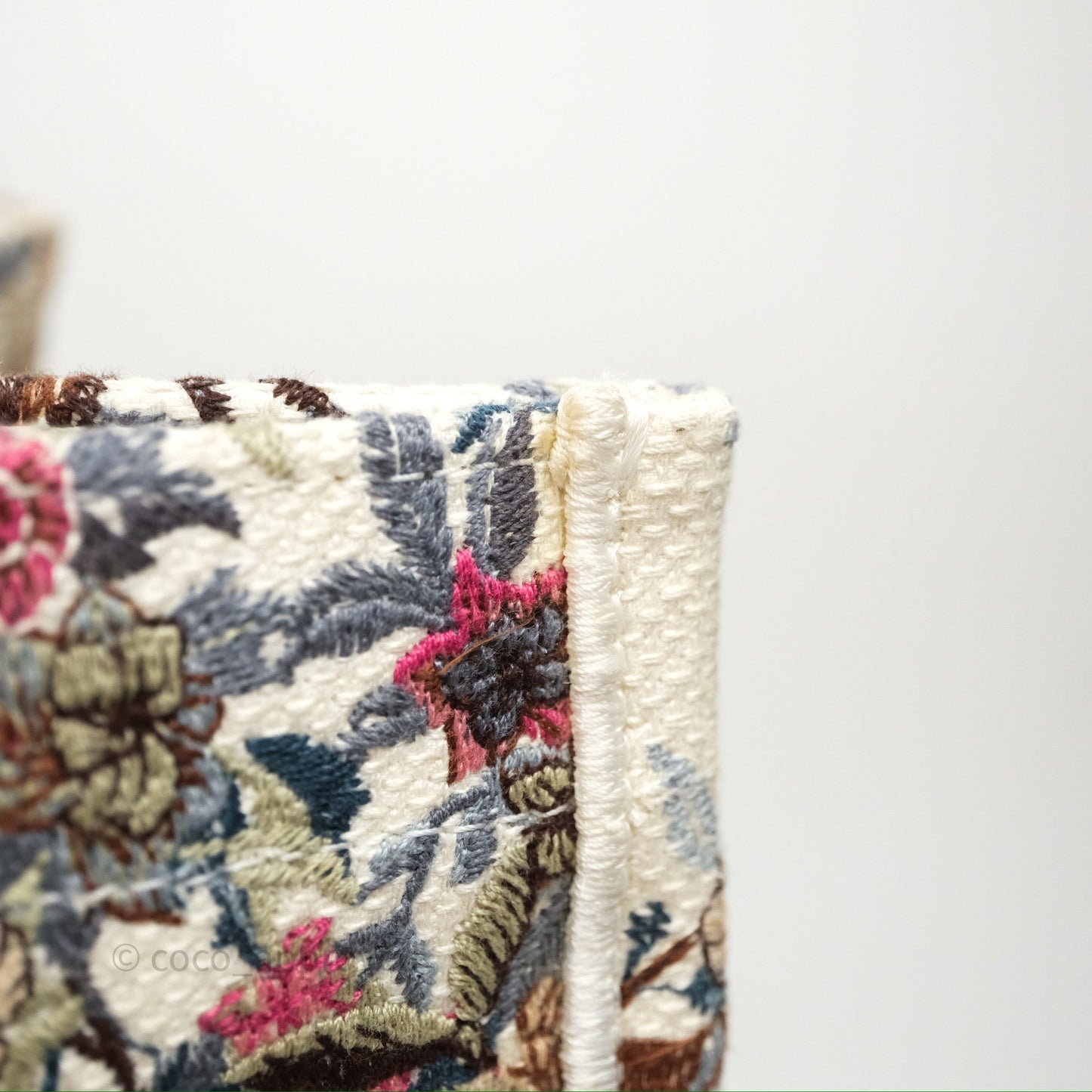 Christian Dior Medium Book Tote Dardin D'Hiver