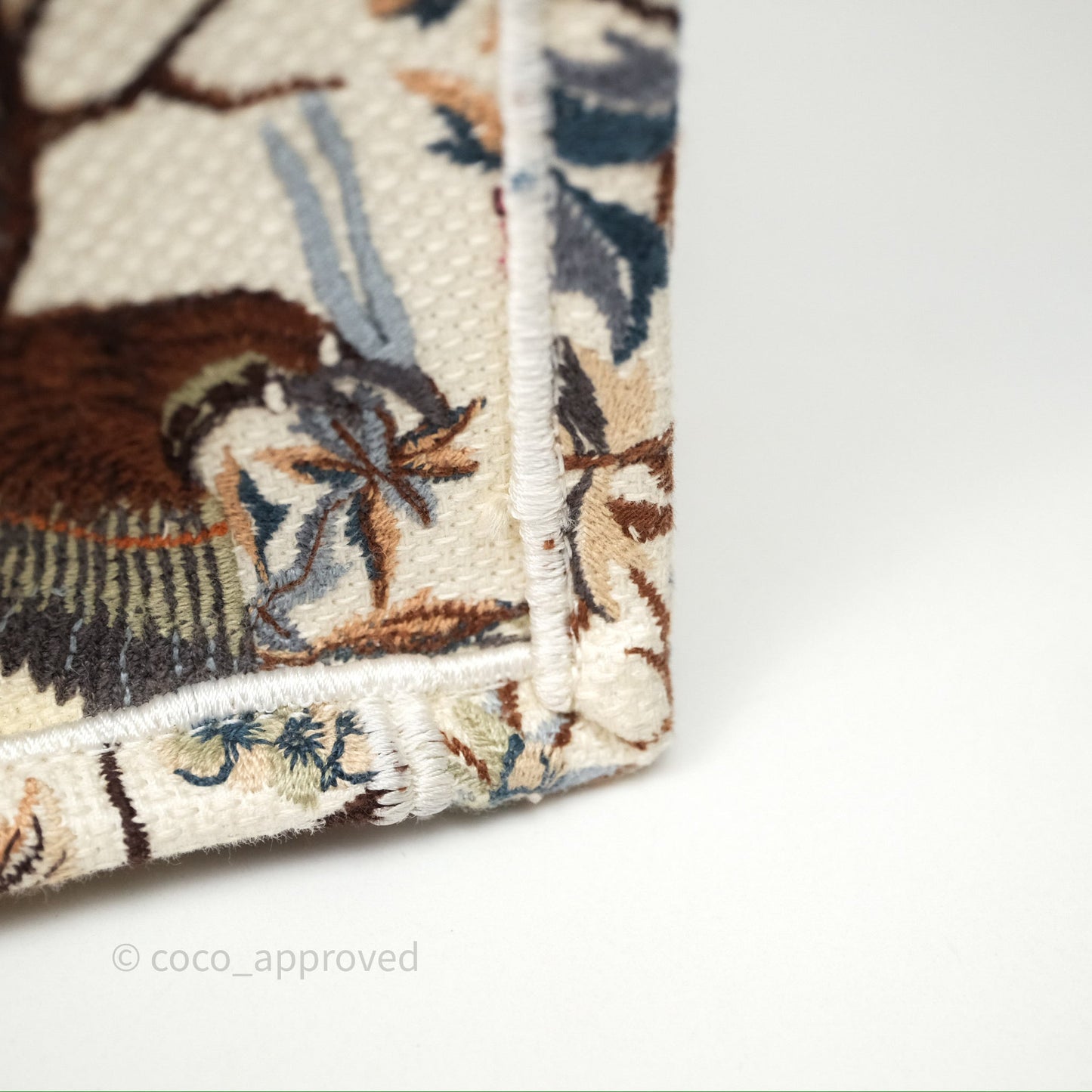 Christian Dior Medium Book Tote Dardin D'Hiver