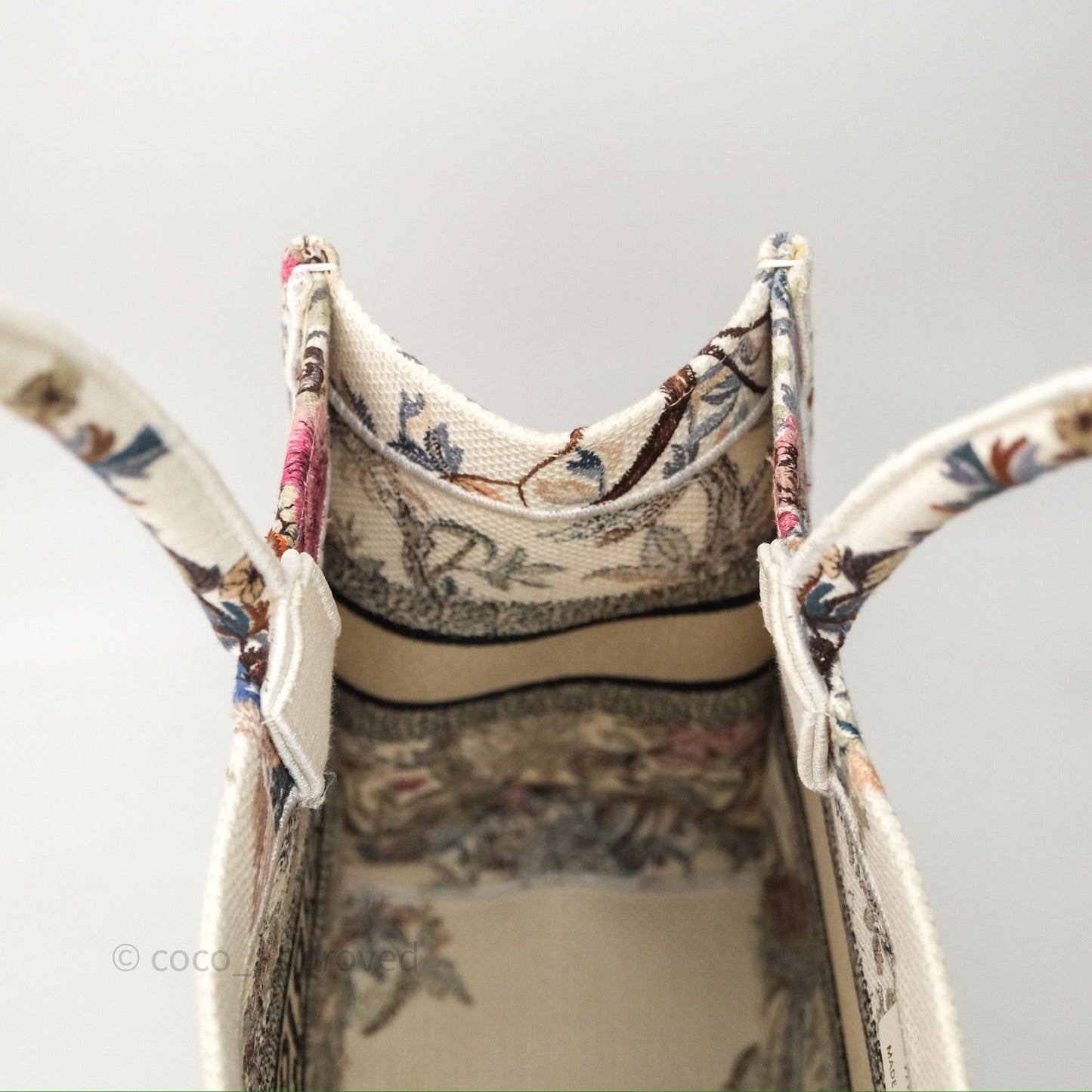 Christian Dior Medium Book Tote Dardin D'Hiver