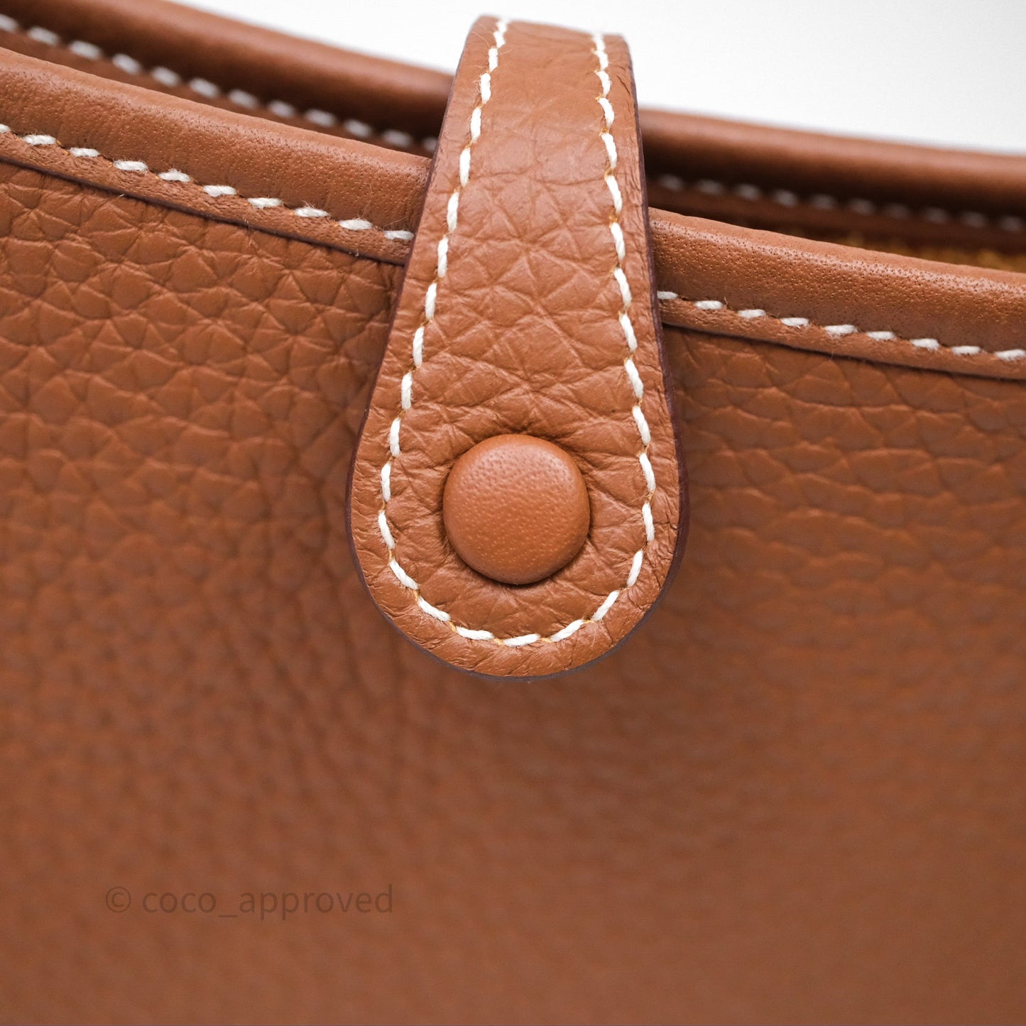 Hermès Mini Evelyne 16 Gold 37 Clemence Palladium Hardware