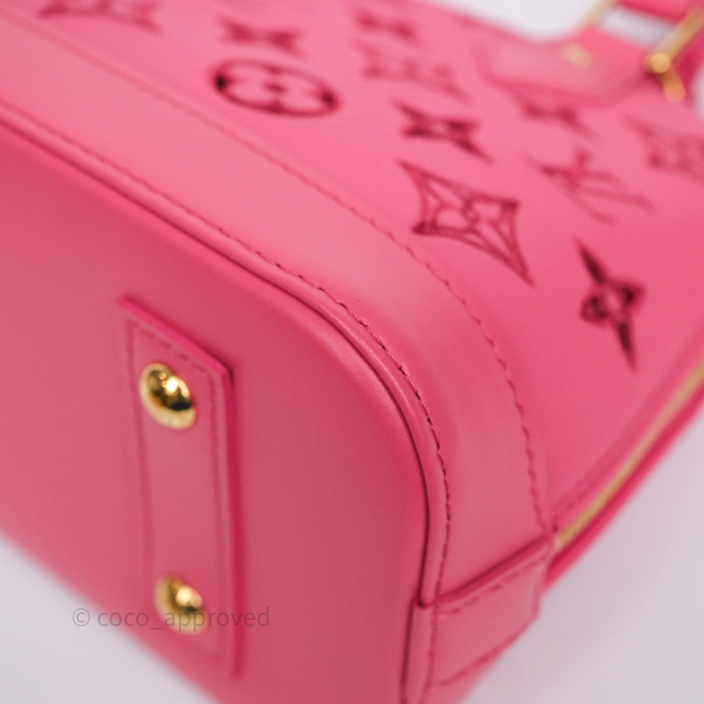 Louis Vuitton Alma BB Broderie Anglaise Rose