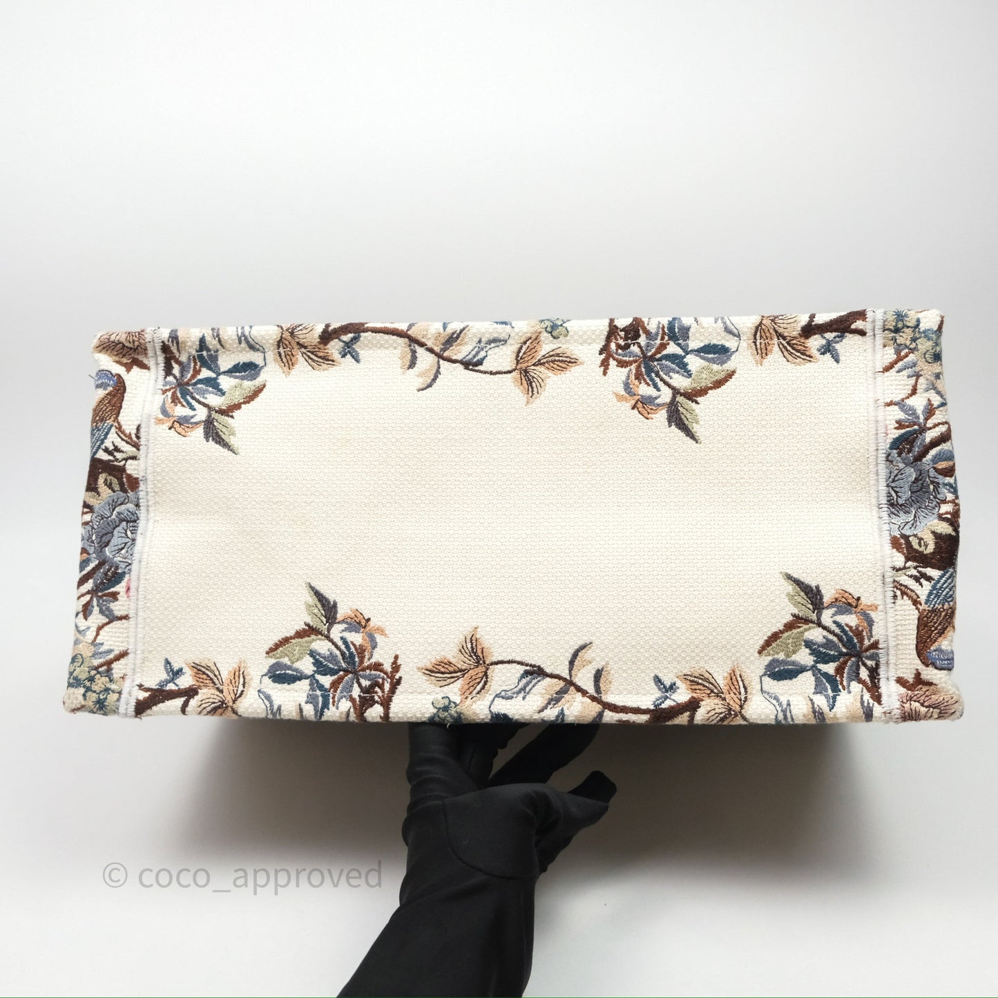 Christian Dior Medium Book Tote Dardin D'Hiver