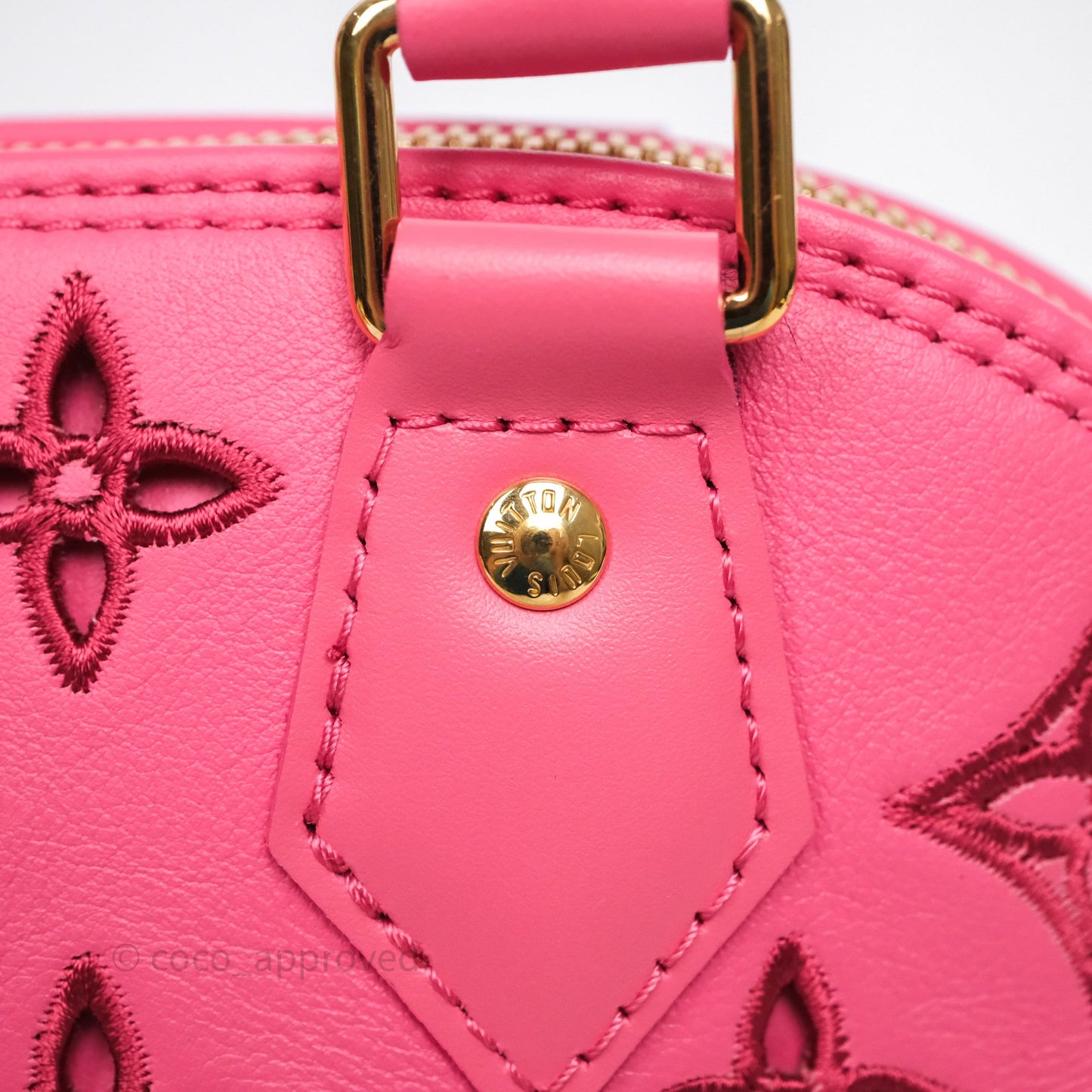 Louis Vuitton Alma BB Broderie Anglaise Rose