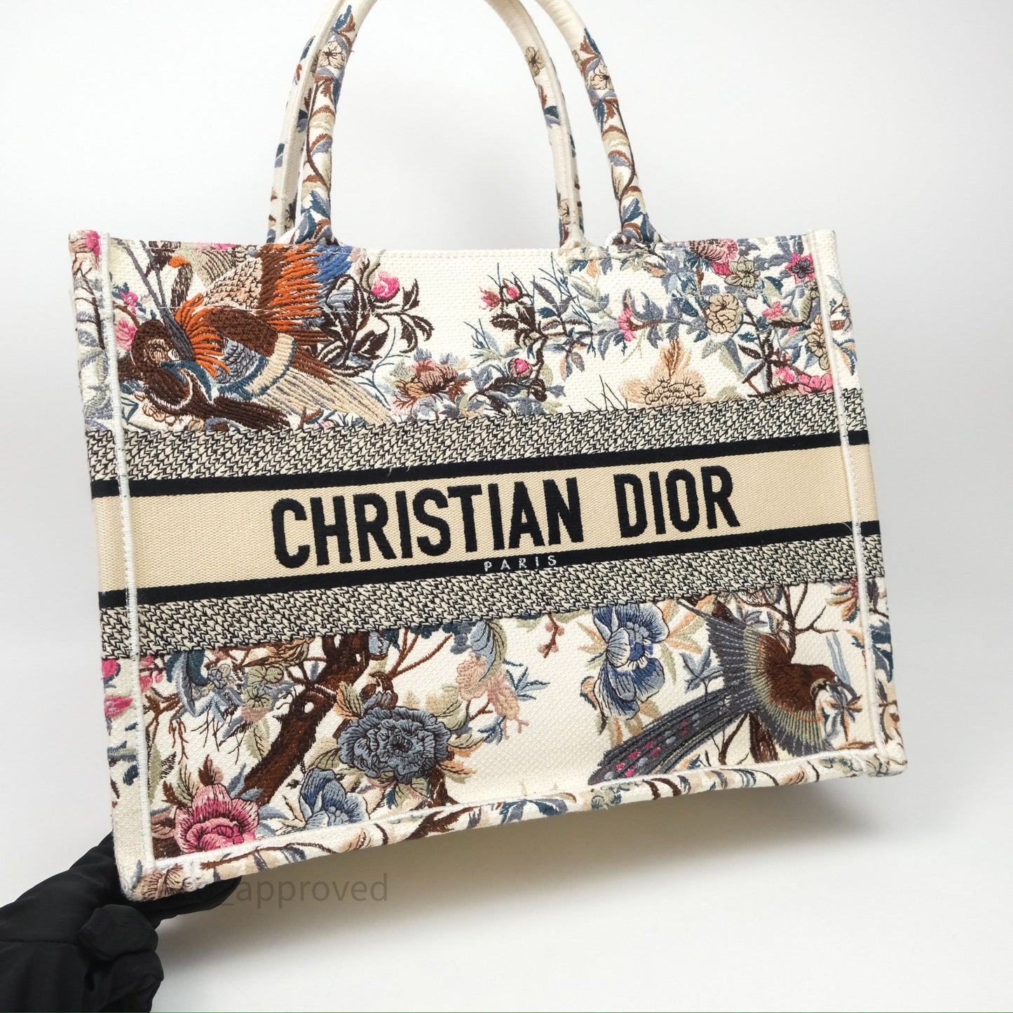 Christian Dior Medium Book Tote Dardin D'Hiver
