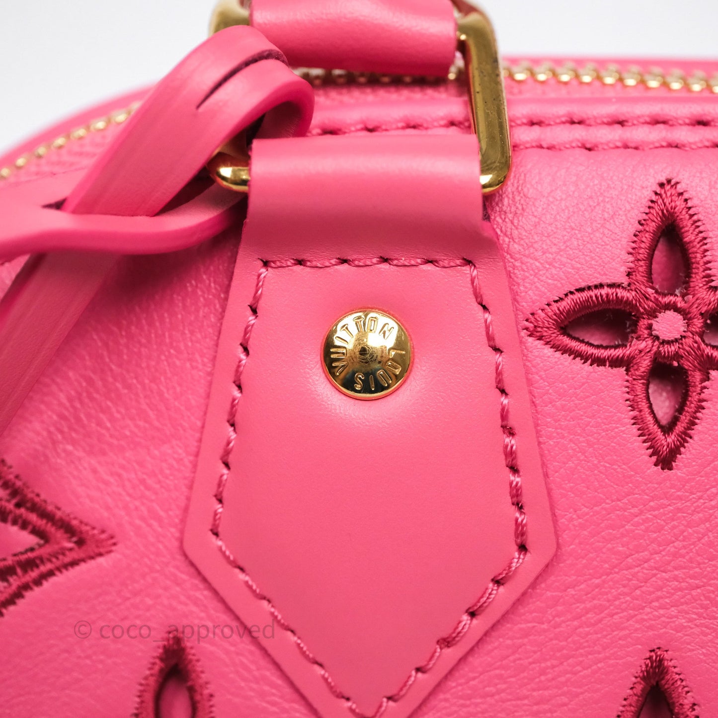 Louis Vuitton Alma BB Broderie Anglaise Rose