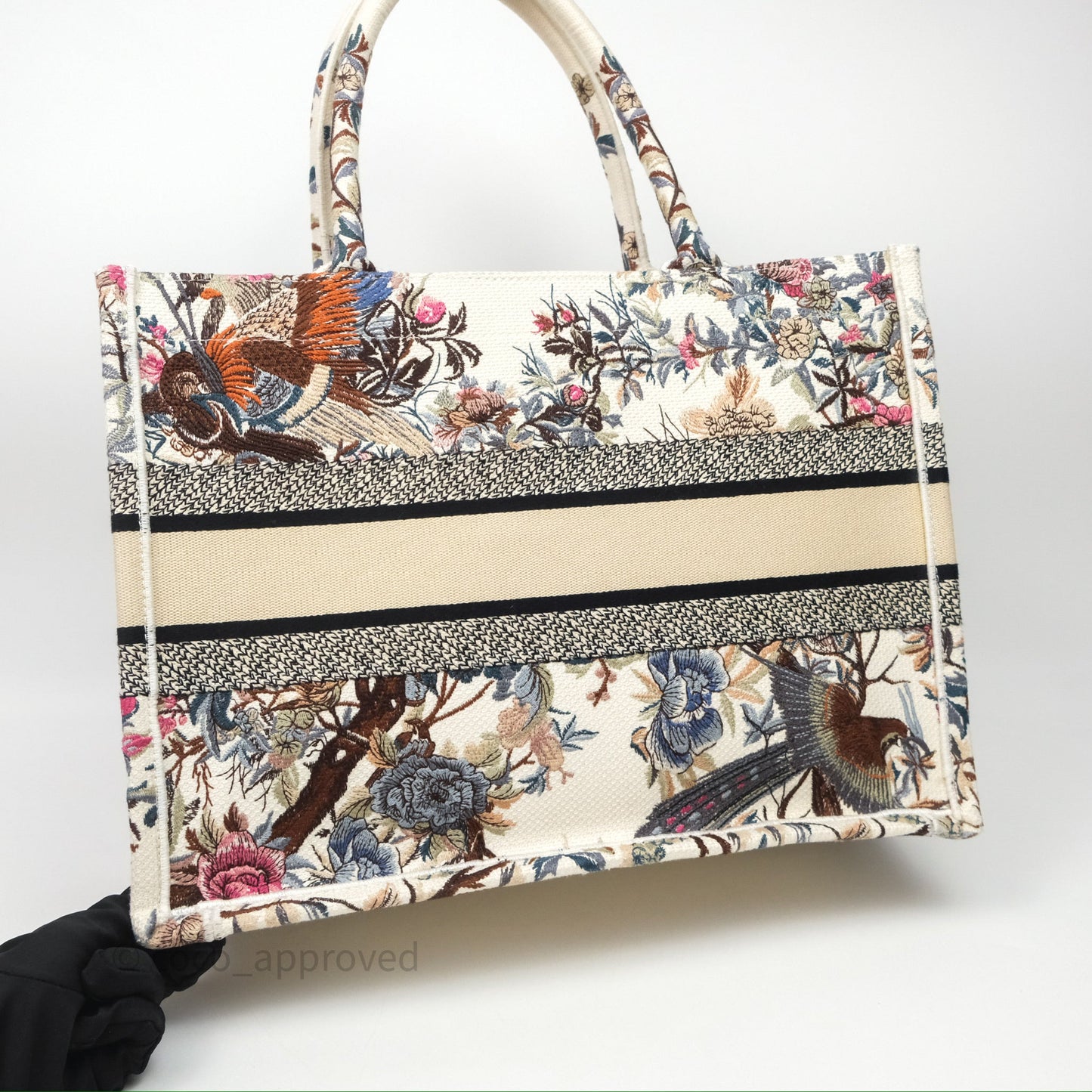 Christian Dior Medium Book Tote Dardin D'Hiver