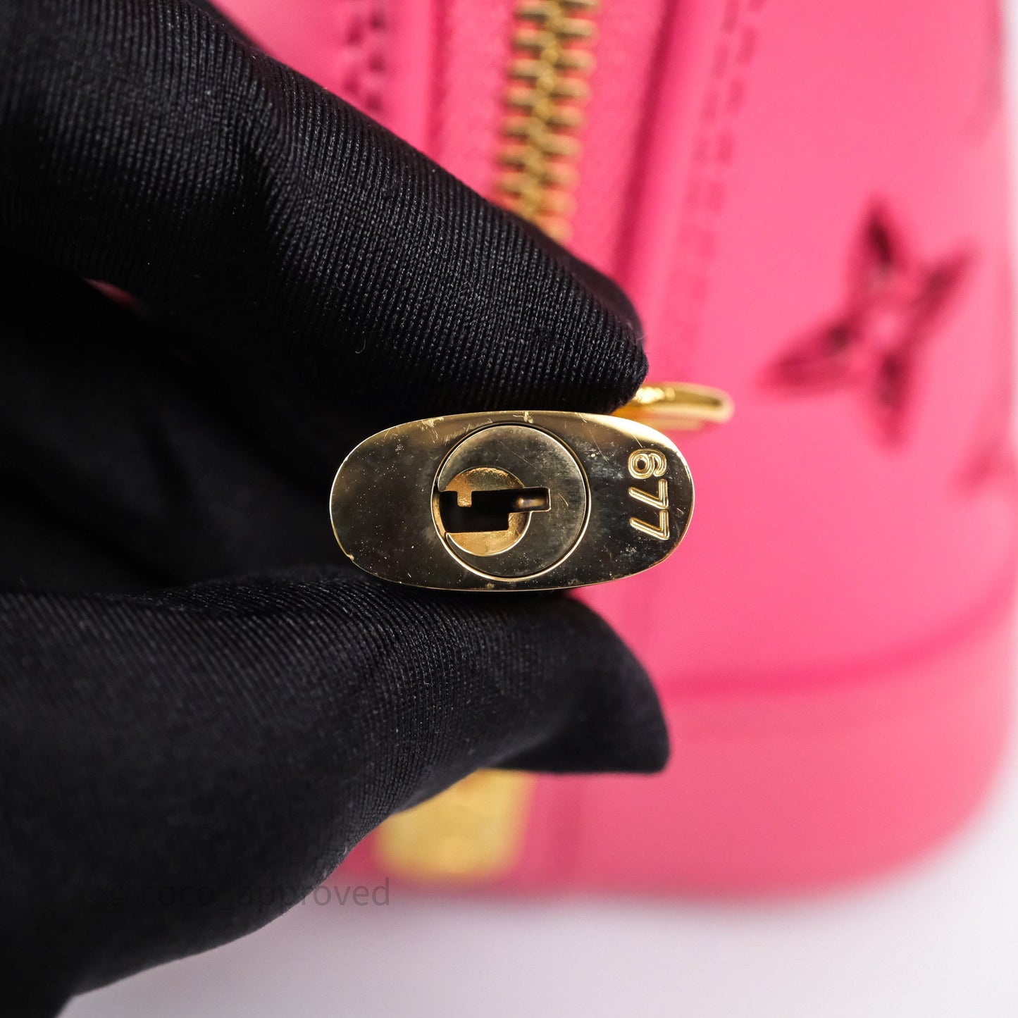 Louis Vuitton Alma BB Broderie Anglaise Rose