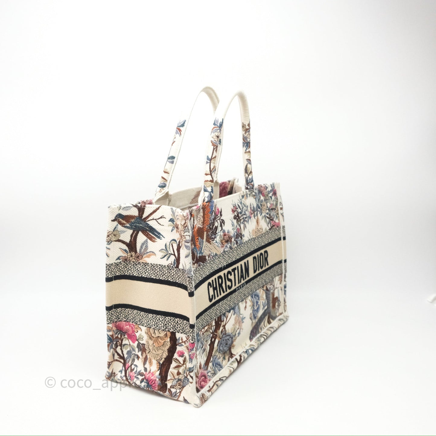 Christian Dior Medium Book Tote Dardin D'Hiver