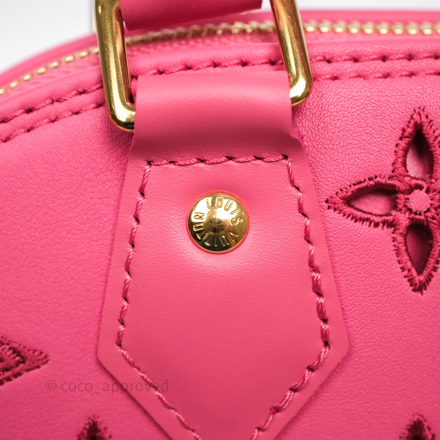 Louis Vuitton Alma BB Broderie Anglaise Rose