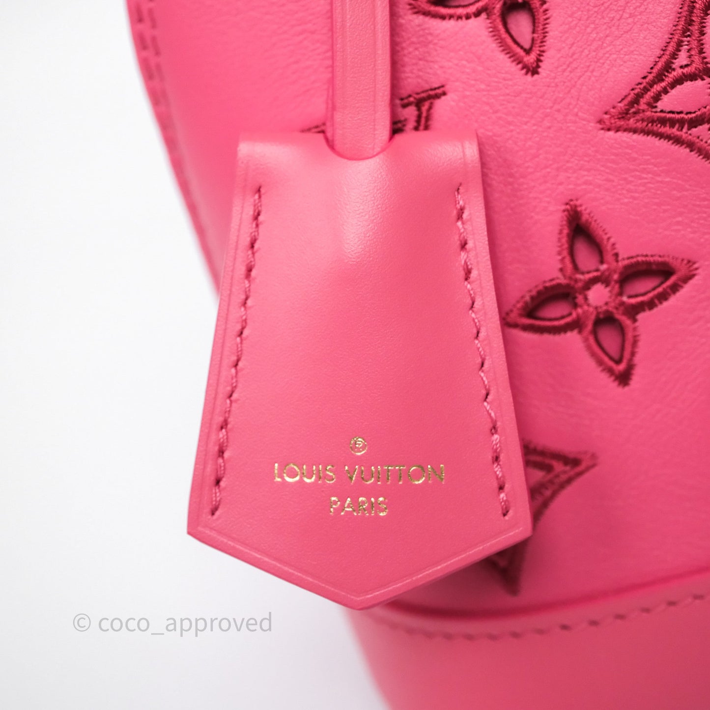 Louis Vuitton Alma BB Broderie Anglaise Rose