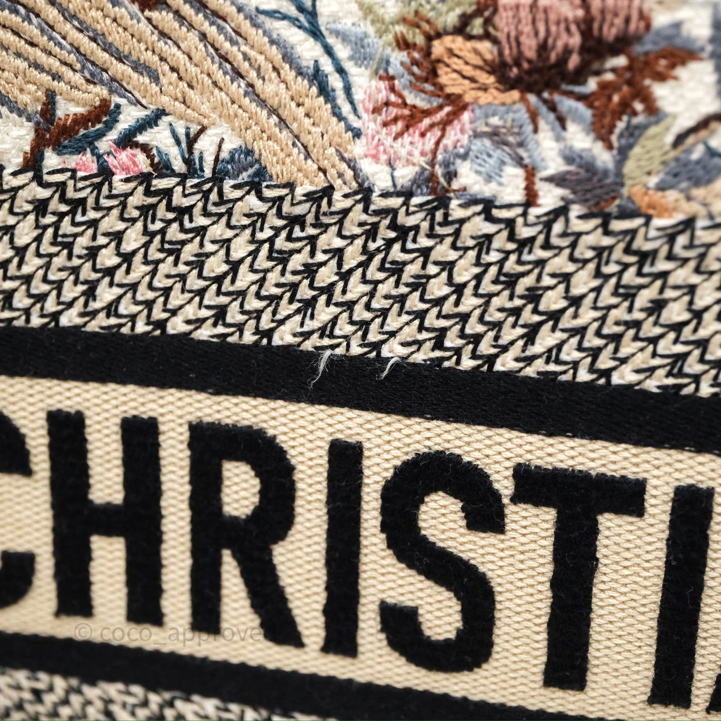 Christian Dior Medium Book Tote Dardin D'Hiver