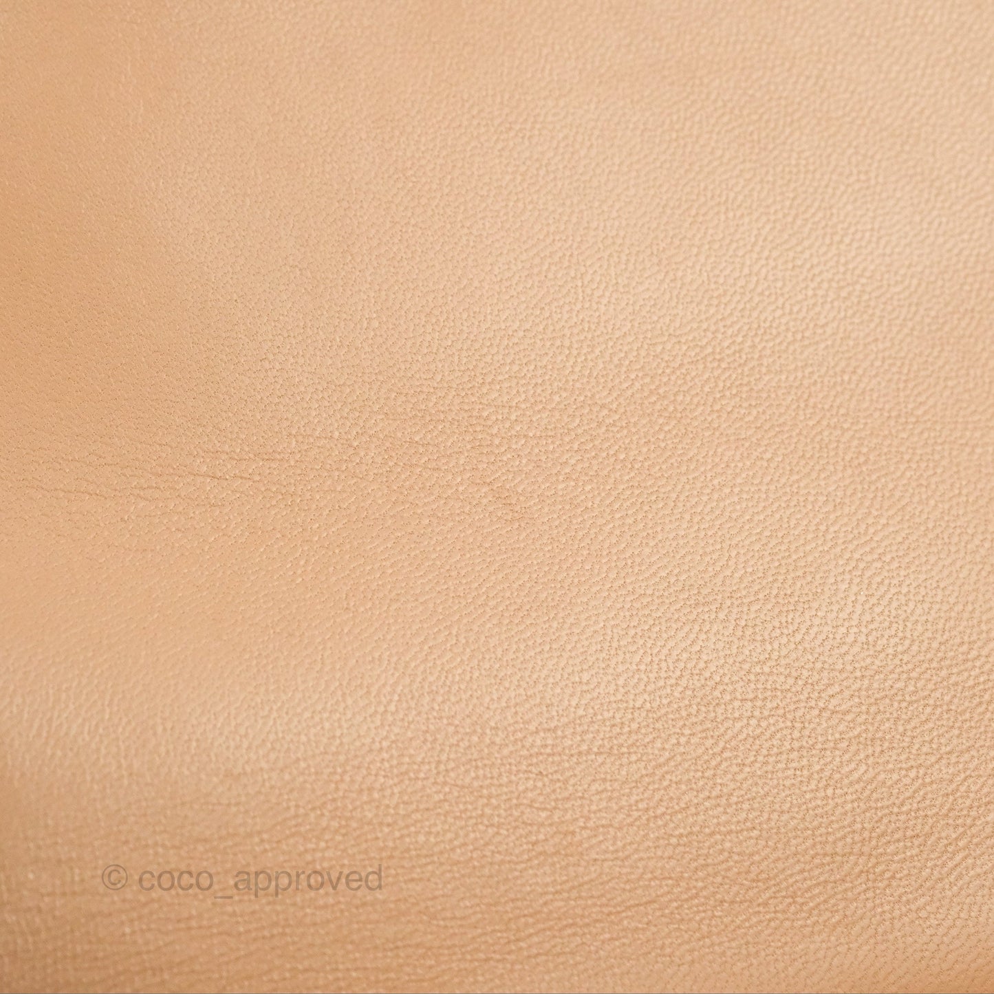 Chanel Quilted Mini Rectangular Flap Beige Lambskin Gold Hardware