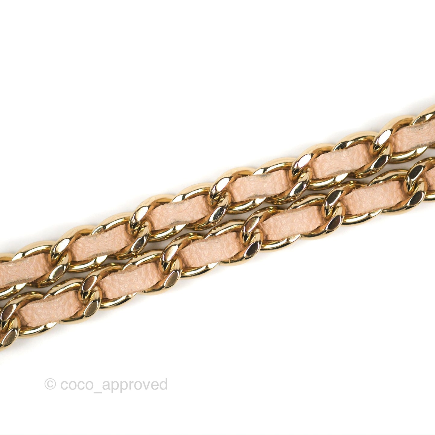 Chanel Mini Vanity With Chain Beige Pink Caviar Gold Hardware